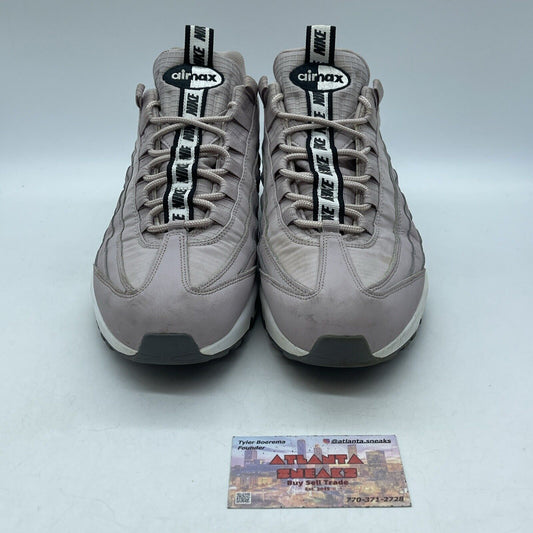 Size 12 - Nike Air Max 95 SE Particle Rose Black Suede Leather (AQ4129-600)