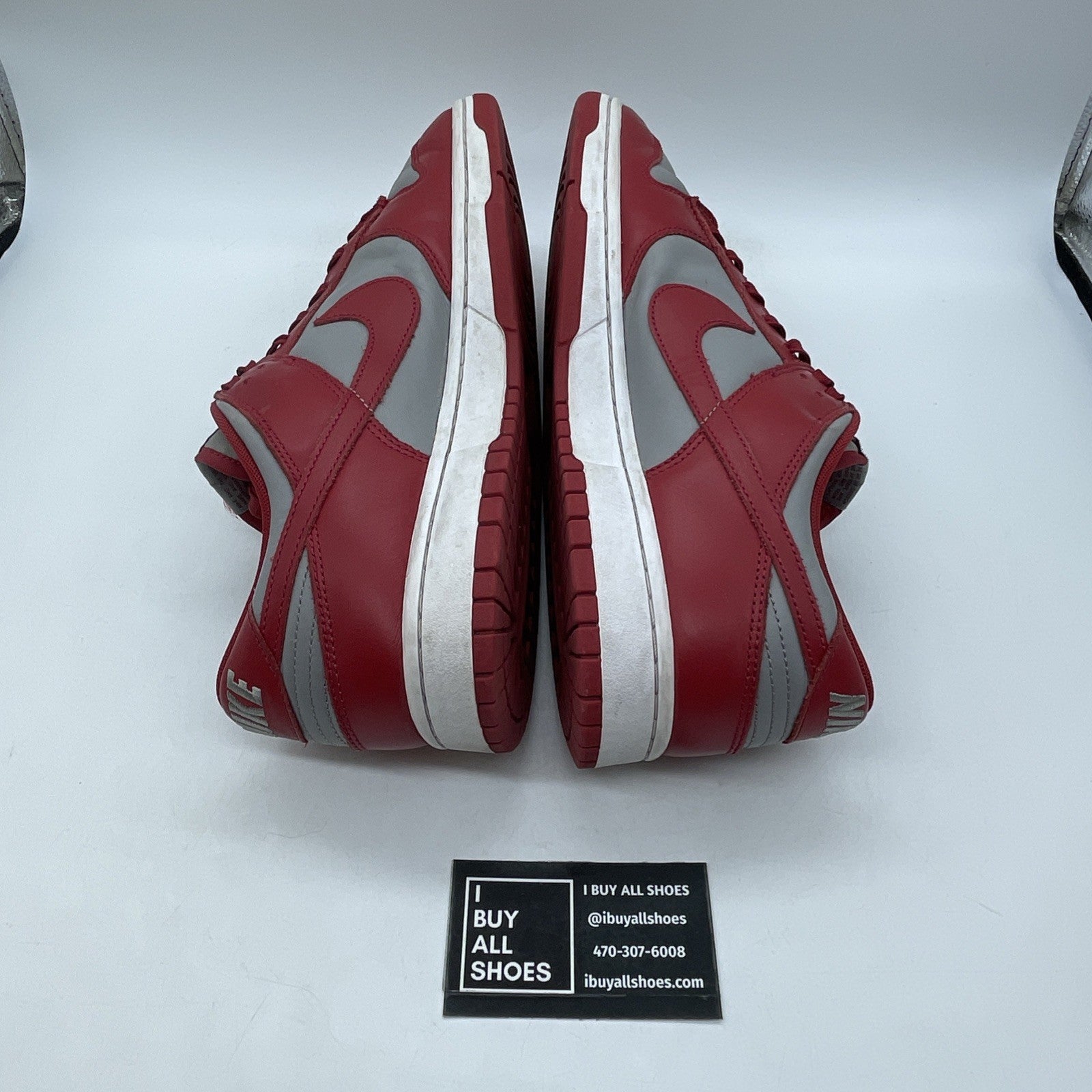 Size 14 - Nike Dunk Low SP UNLV Red Grey Leather (DD1391-002)