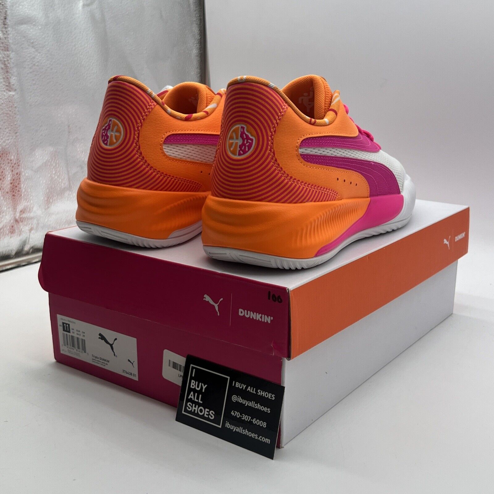 Size 11 - PUMA Dunkin' Donuts x Triple Basketball Iced Coffee Day (376438-01)