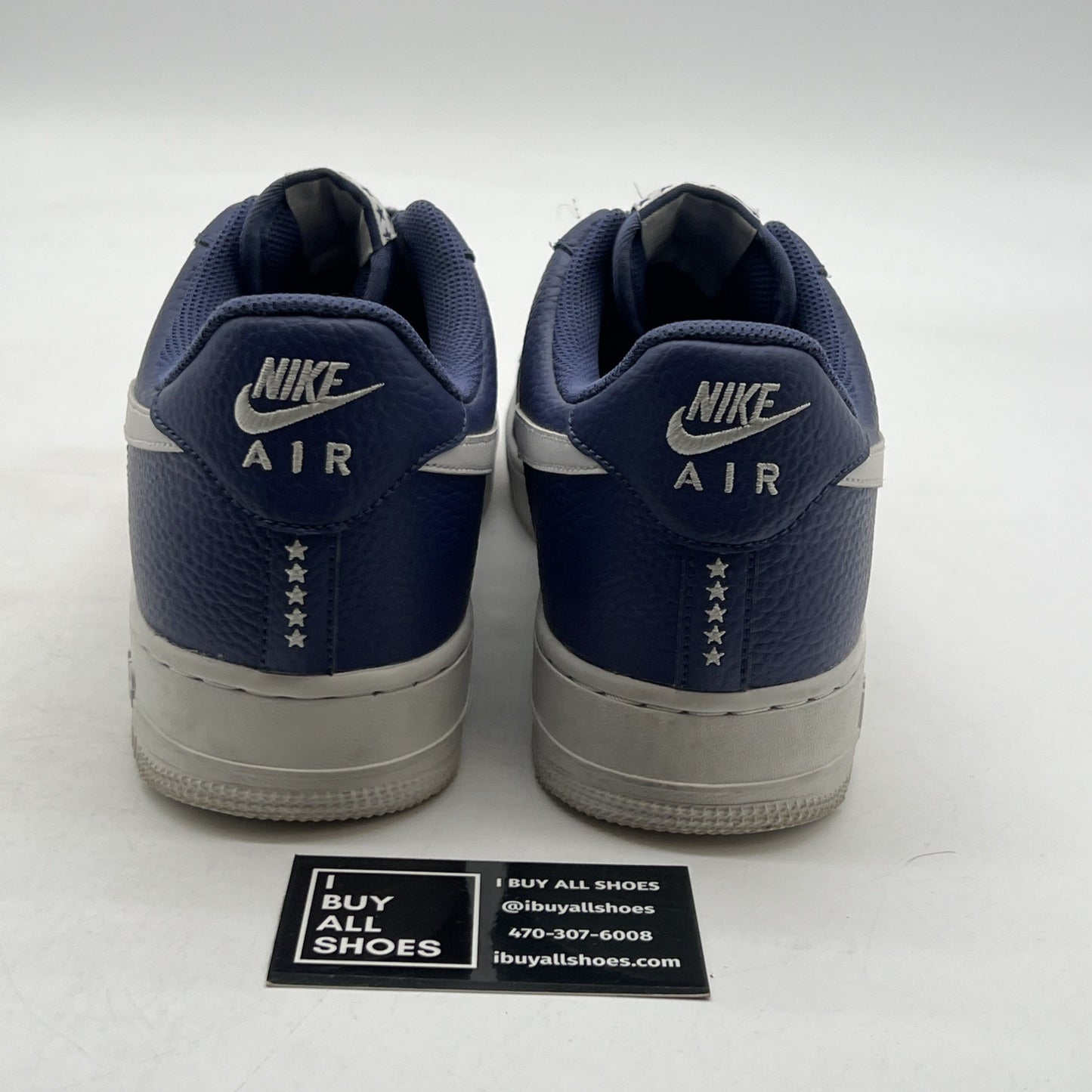 Size 11.5 - Nike Air Force 1 '07 Low Blue Recall (AA4083-401)
