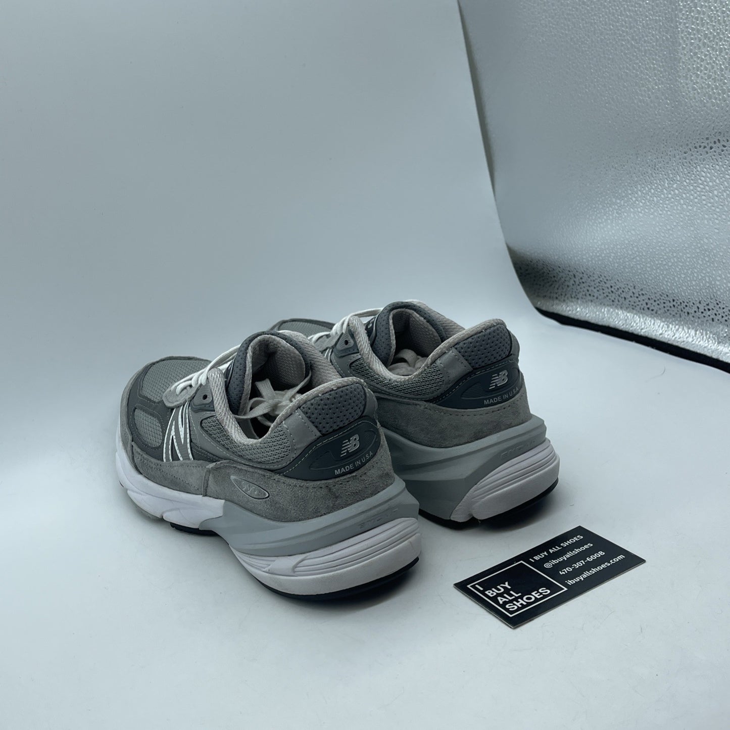 Size 8.5 - New Balance 990v6 Made in USA Castlerock Grey Suede (M990GL6)