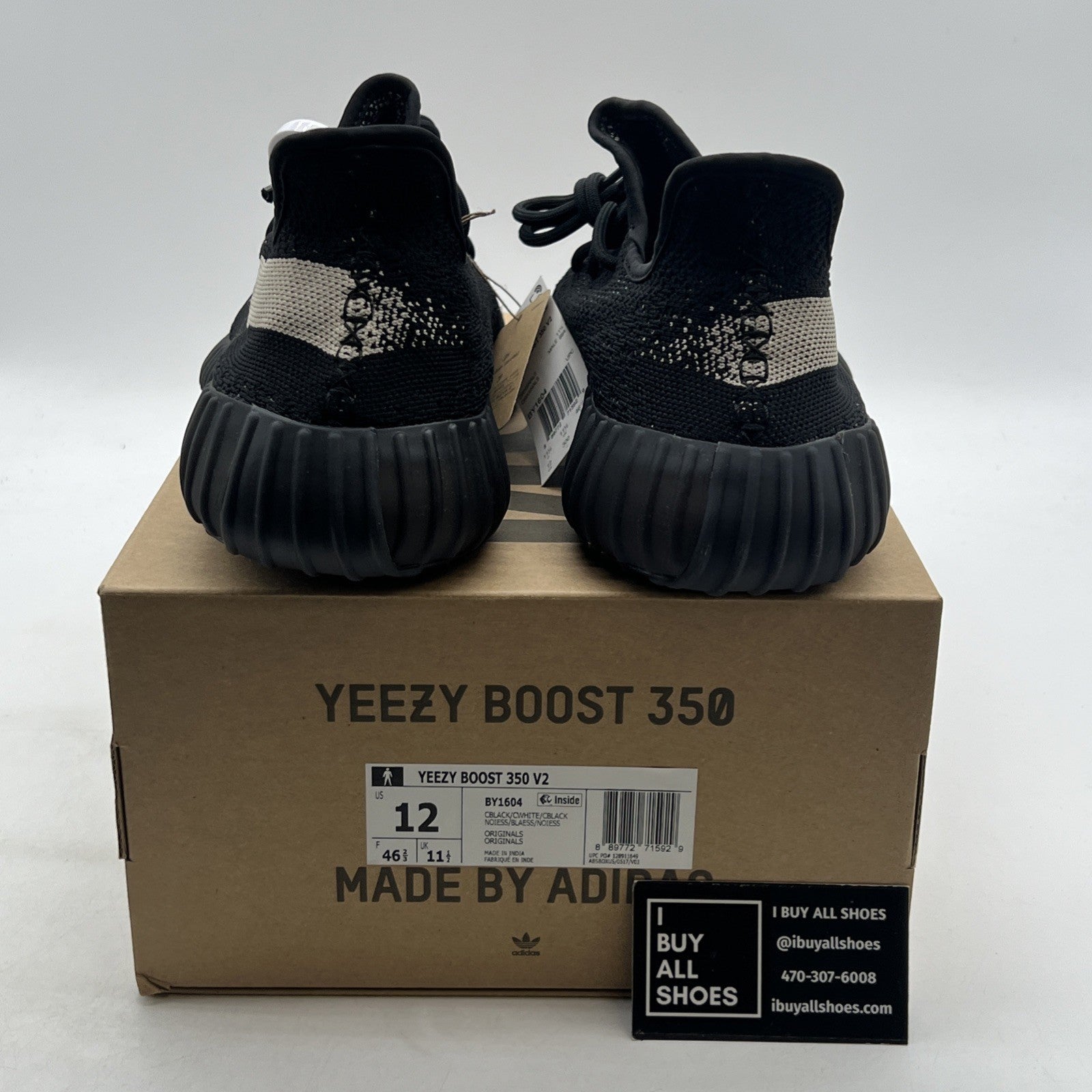 Size 12 - adidas Yeezy Boost 350 V2 Low Oreo (BY1604)