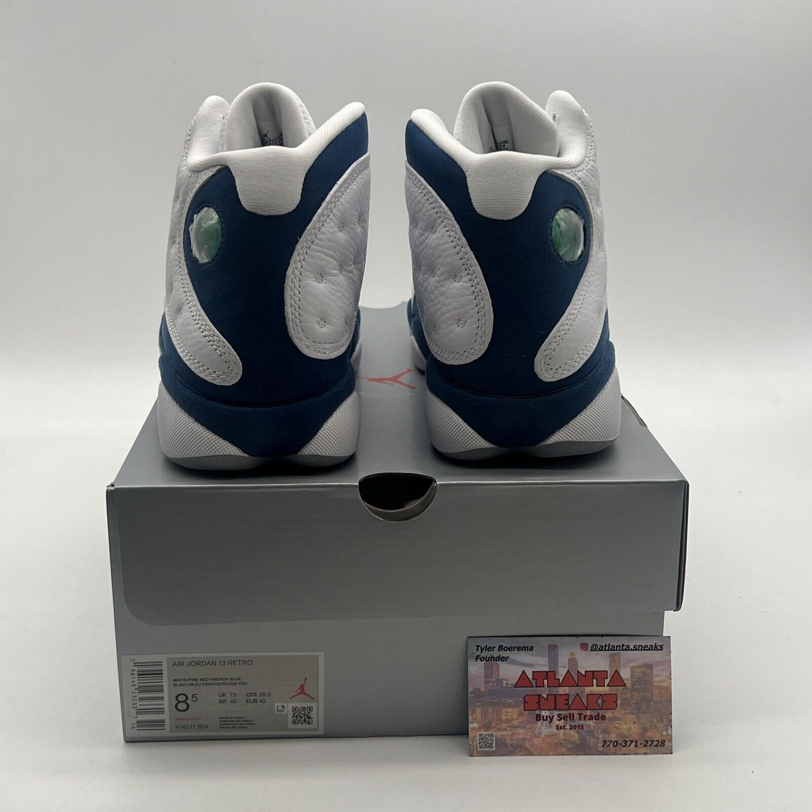 Size 8.5 - Air Jordan 13 Retro Mid French Blue (414571-164)