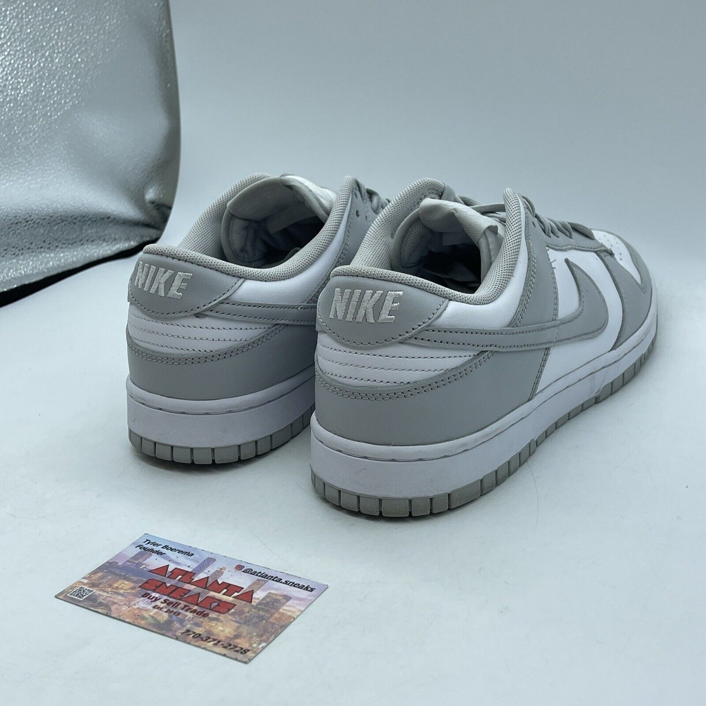 Size 10.5 - Nike Dunk Low Grey Fog White Leather (DD1391-103)