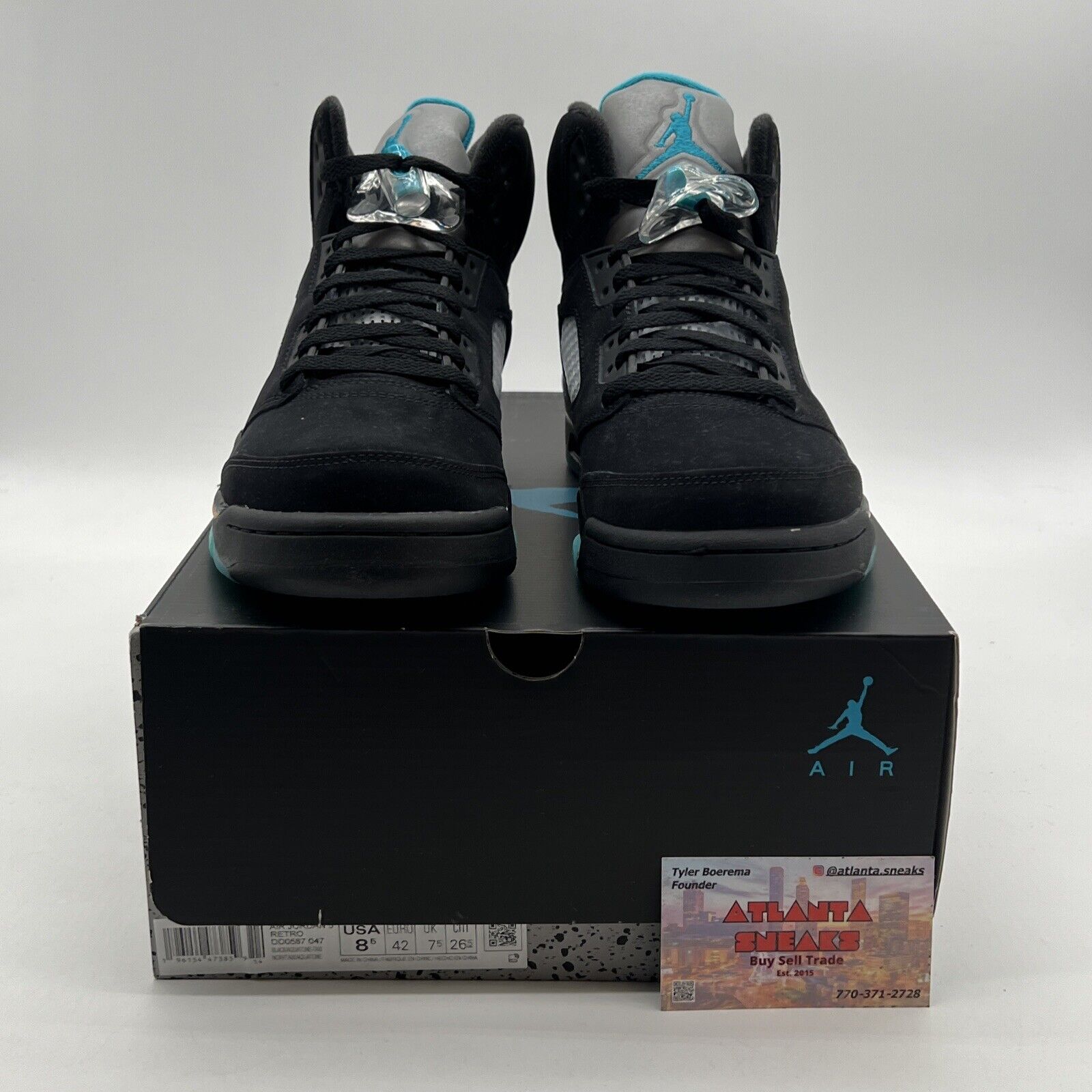 Size 8.5 - Air Jordan 5 Retro Mid Aqua (DD0587-047)