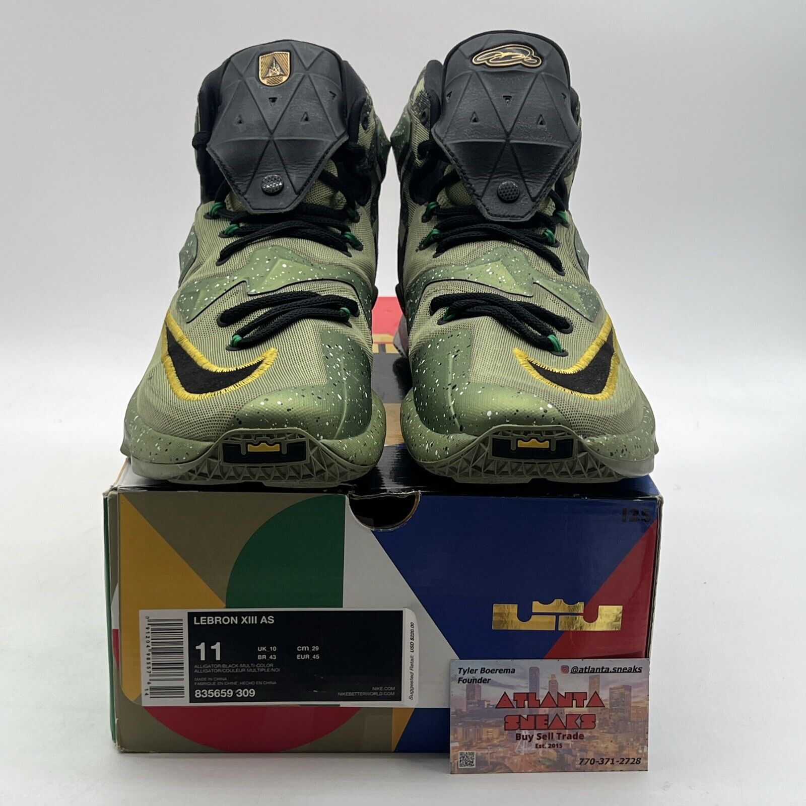 Size 11 - Nike LeBron 13 All Star - Northern Lights (835659-309)