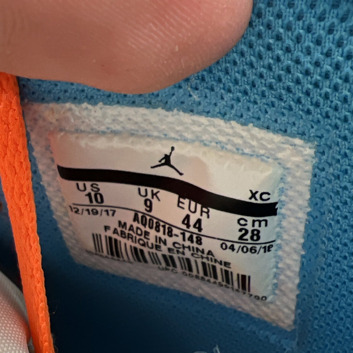 Size 10 - Air Jordan 1 Retro OG x Off-White High UNC (AQ0818-148)