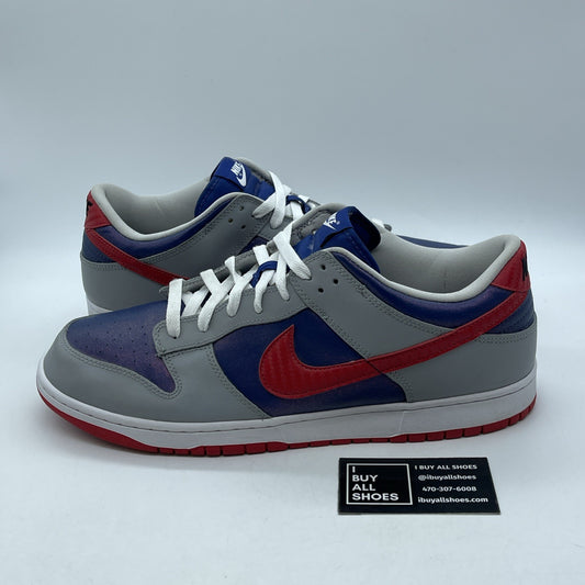 Size 14 - Nike Dunk Retro 2020 Low Samba Blue Gray Leather (CZ2667-400)