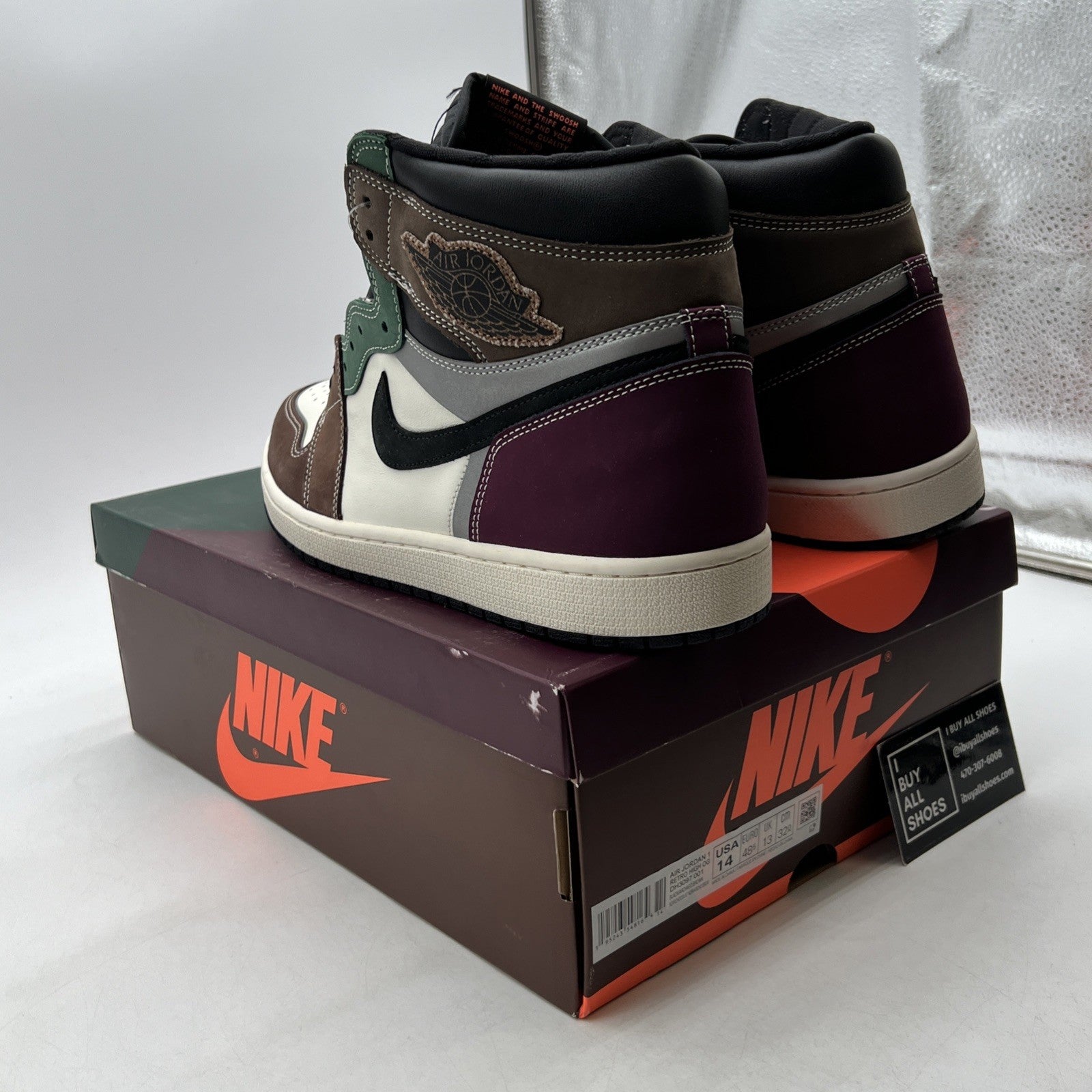 Size 14 - Air Jordan 1 High OG Crafted 2021 (DH3097-001)