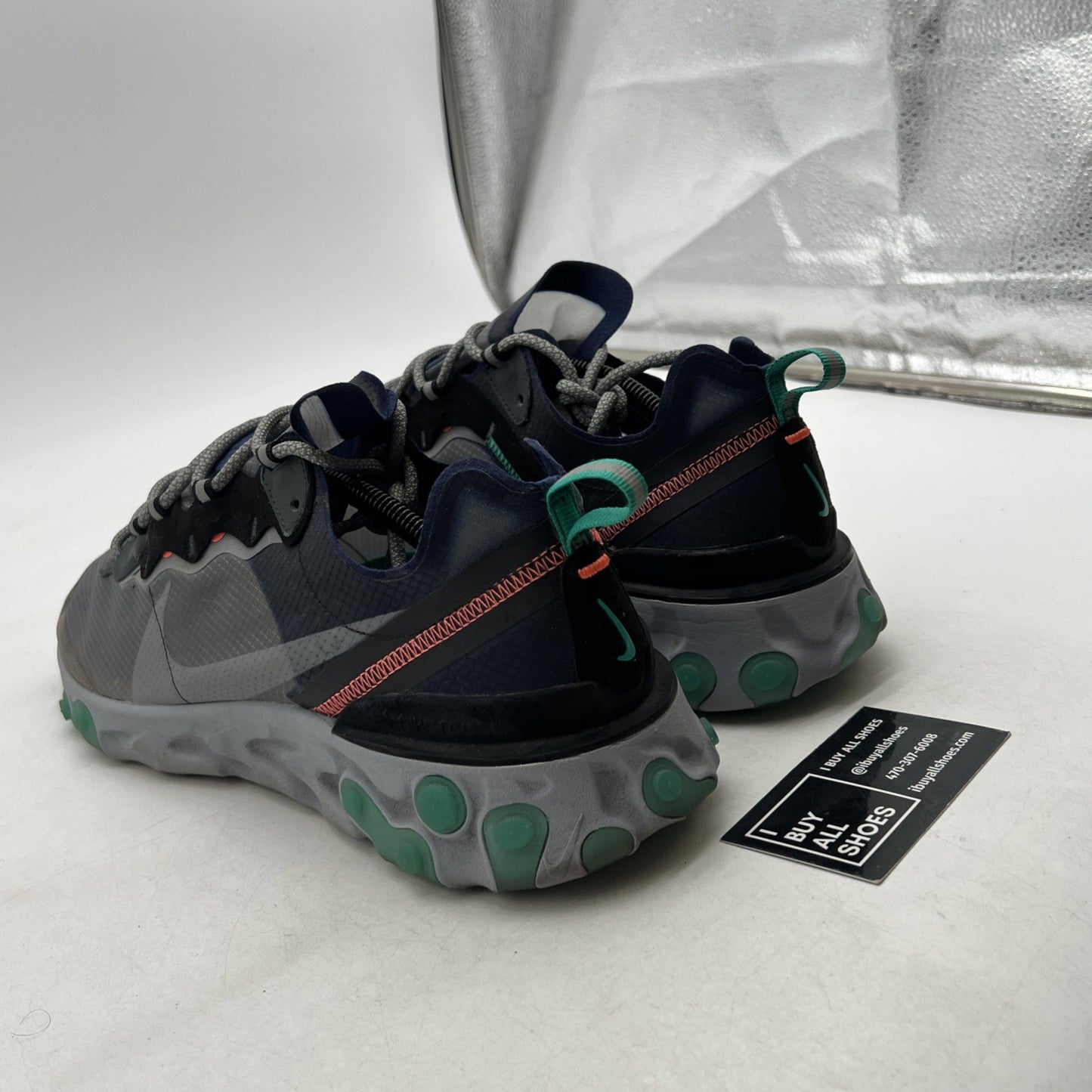 Size 12 - Nike React Element 87 Neptune Green (AQ1090-005)