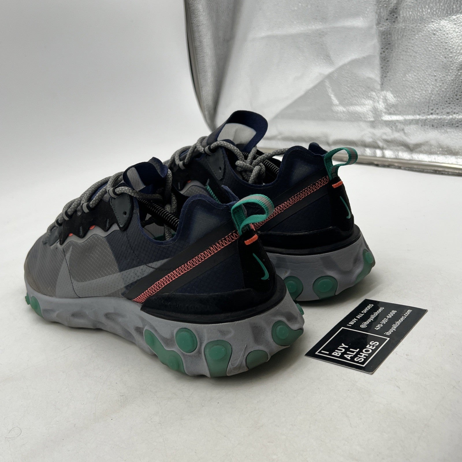 Size 12 - Nike React Element 87 Neptune Green (AQ1090-005)