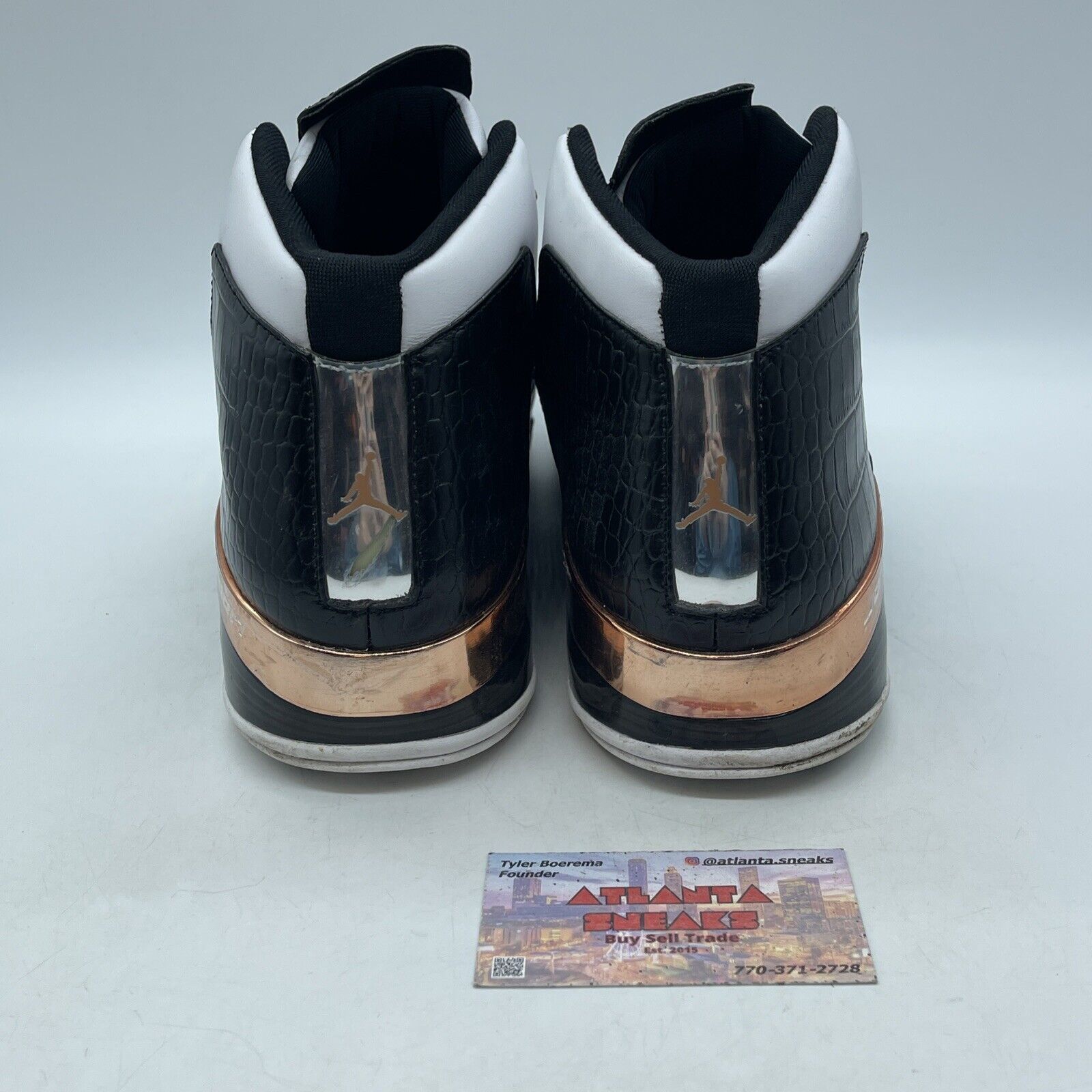 Size 13 - Air Jordan 17+ Retro 2016 Copper White Black Leather (832816-122)