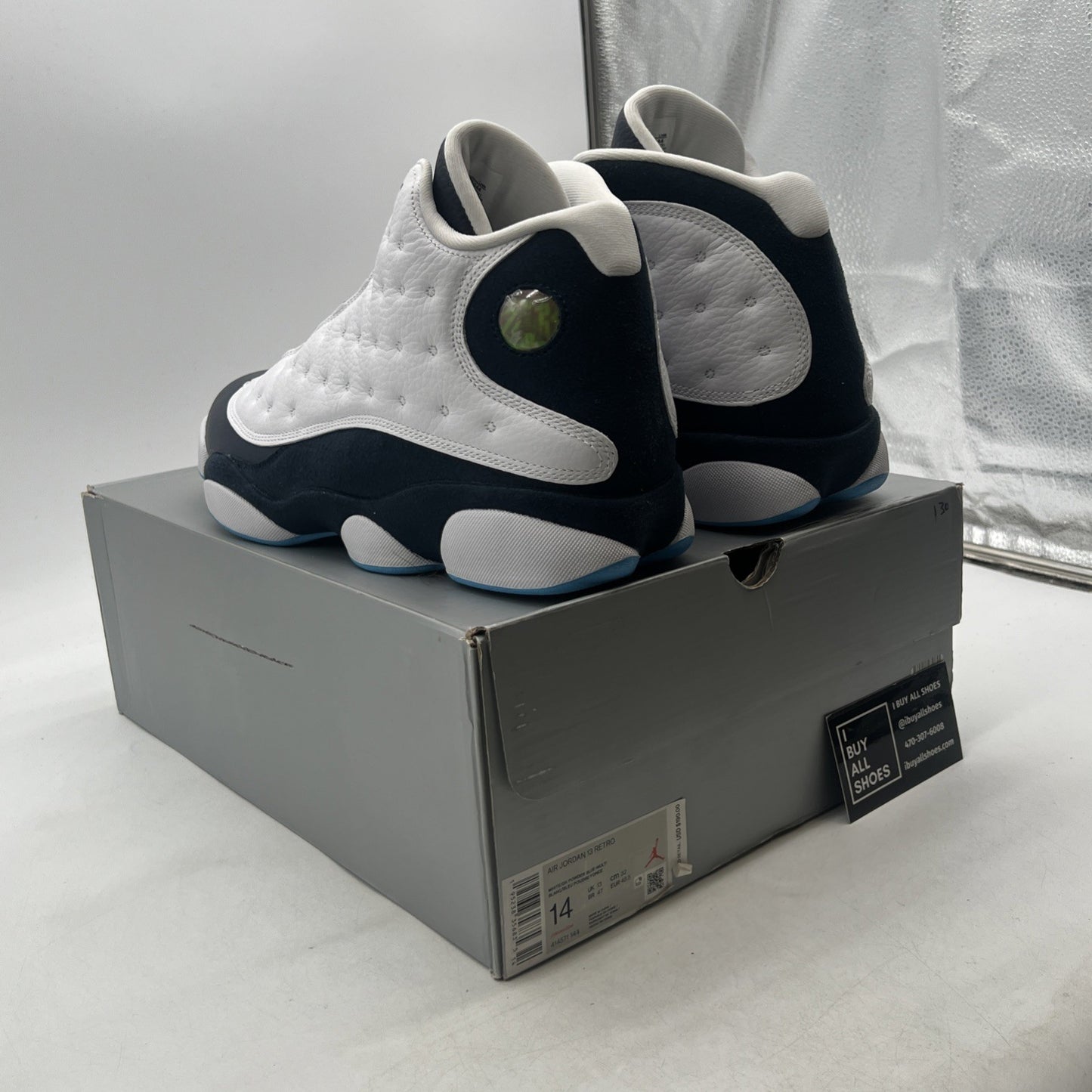Size 14 - Air Jordan 13 Retro Obsidian (414571-144)