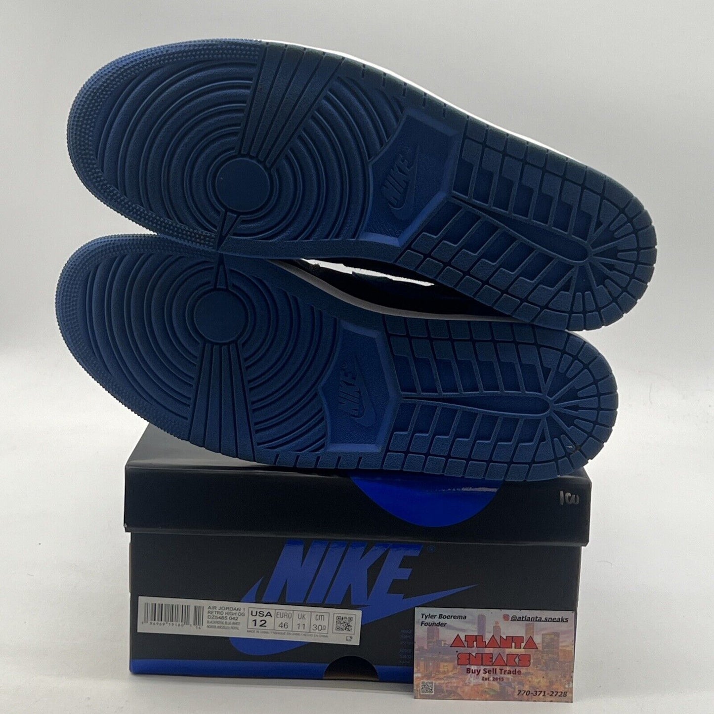 Size 12 - Air Jordan 1 Retro OG High Royal Reimagined (DZ5485-042)