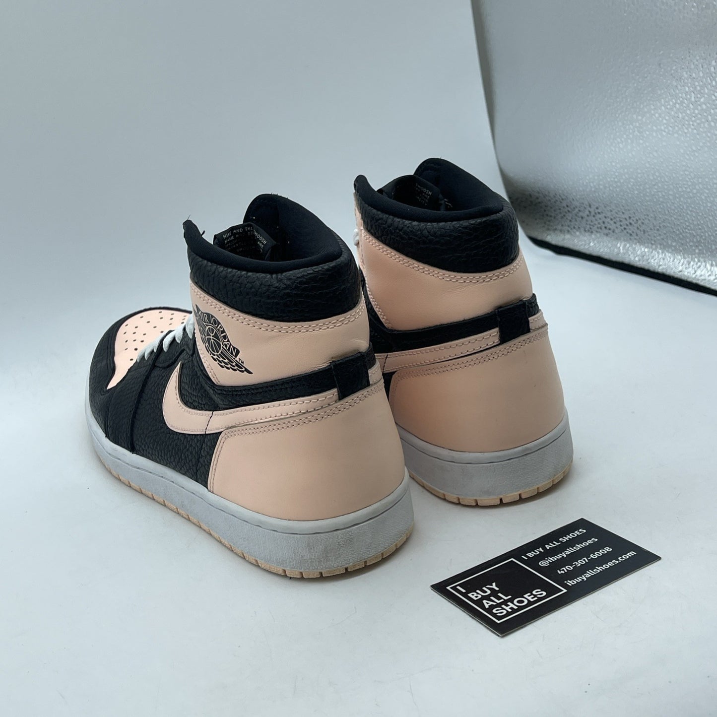 Size 10 - Air Jordan 1 Retro OG High Crimson Tint Black Leather (555088-081)
