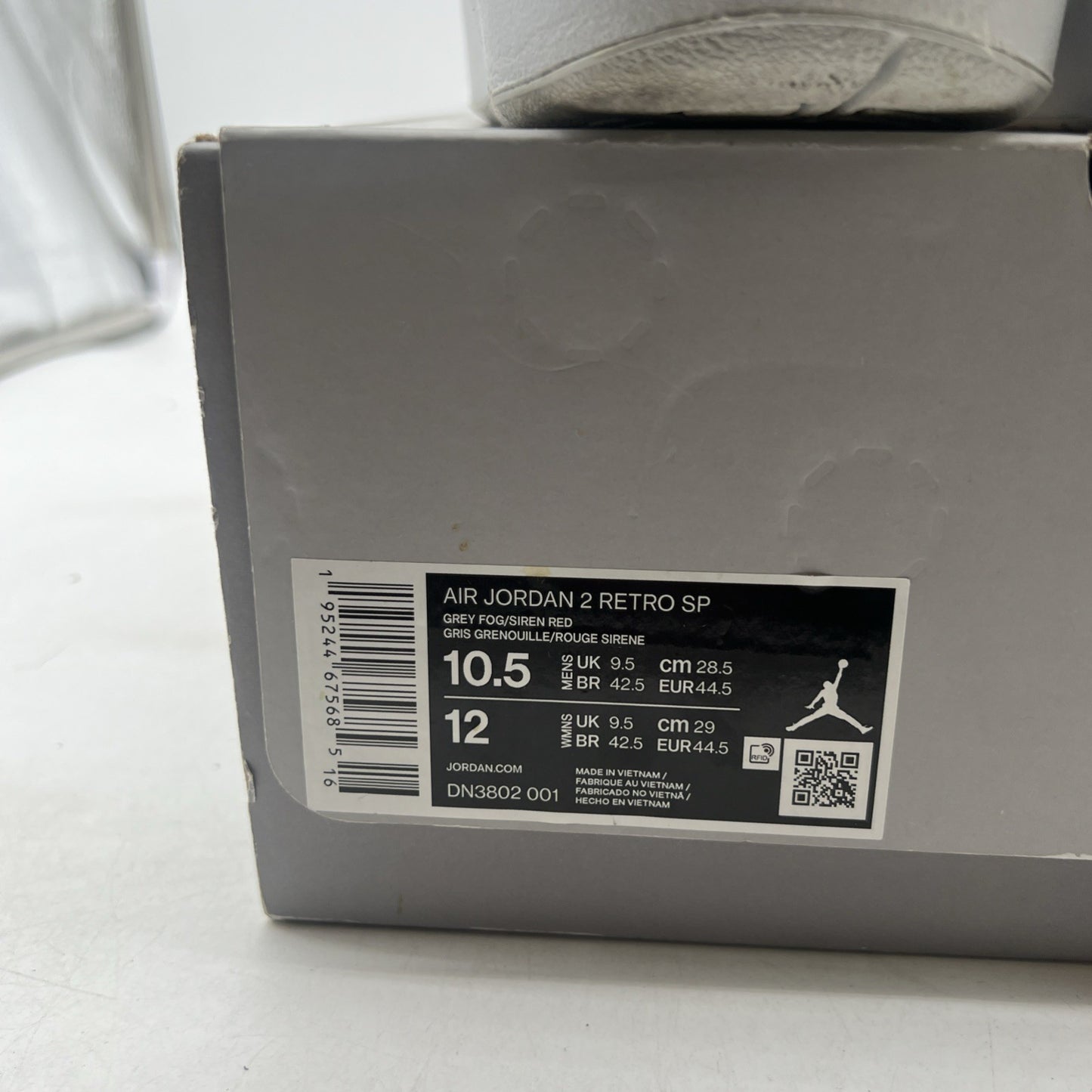Size 10.5 - Air Jordan 2 Gray Fog 2022 (DN3802-001)