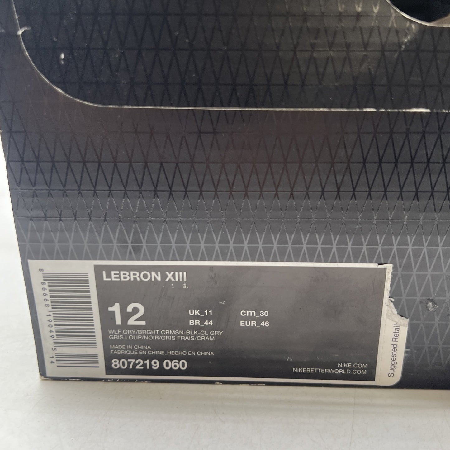 Size 12 - Nike LeBron 13 On Court (807219-060)