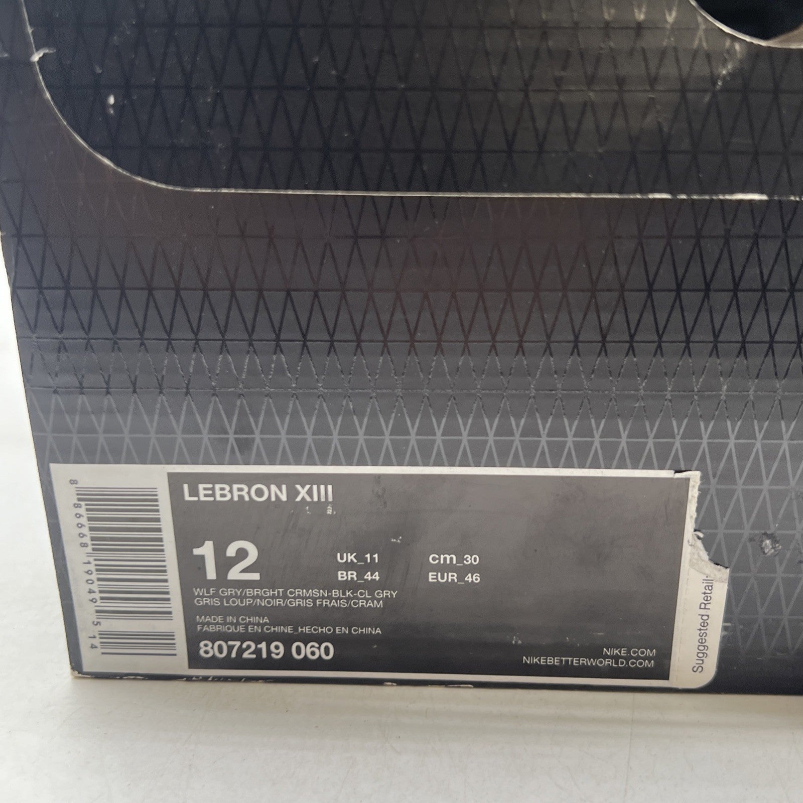 Size 12 - Nike LeBron 13 On Court (807219-060)