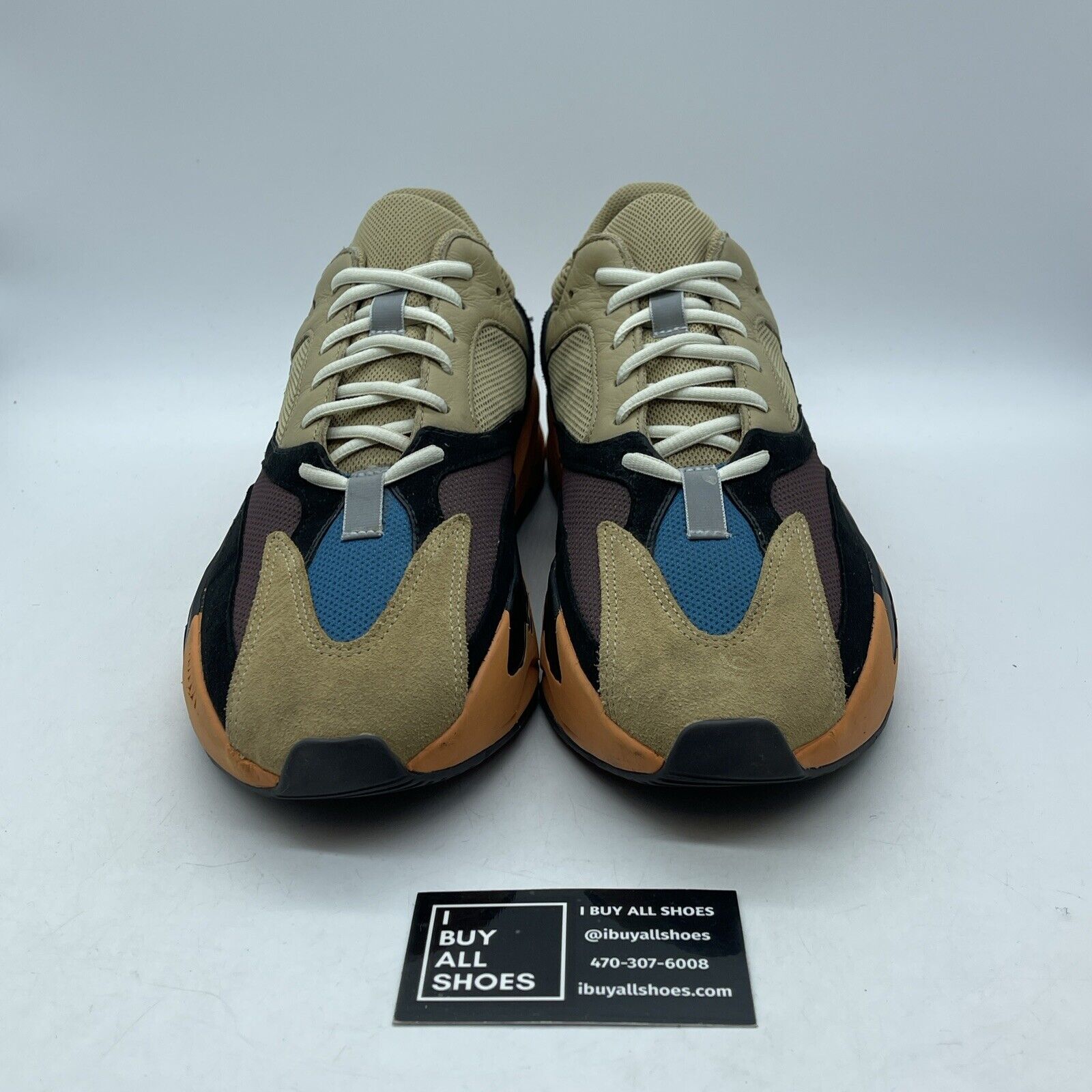 Size 12 - adidas Yeezy Boost 700 Enflame Amber Brown Suede Leather (GW0297)