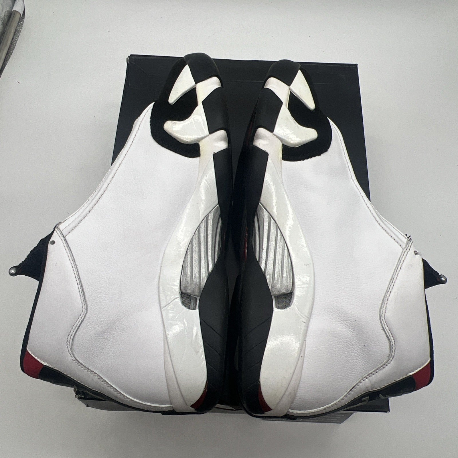 Size 11.5 - Air Jordan 14 Retro 2014 Black Toe (487471-102)