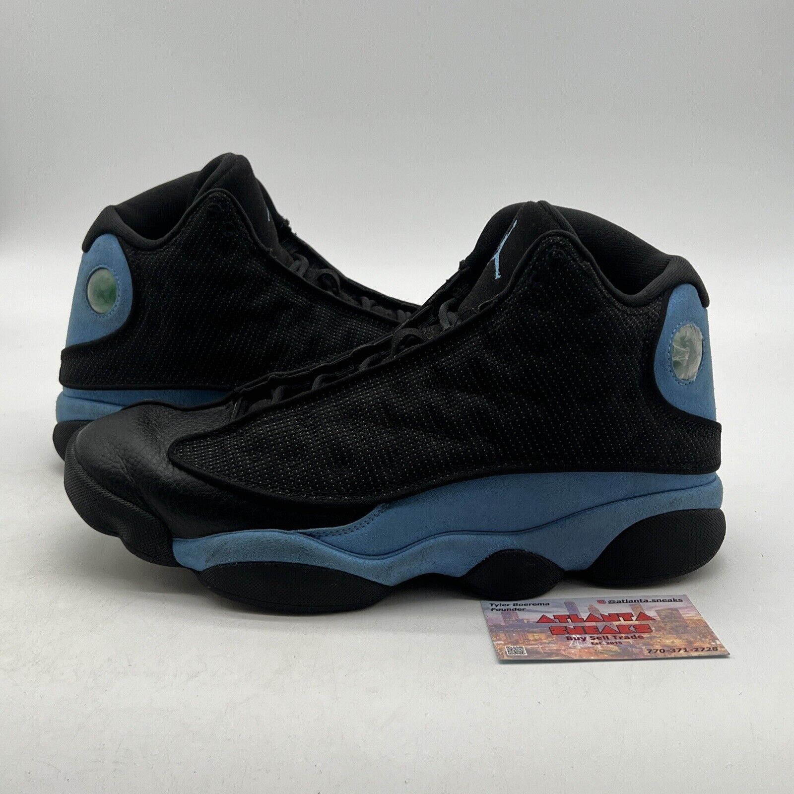 Size 10.5 - Jordan 13 Retro Mid Black University Blue (DQ8426-006)