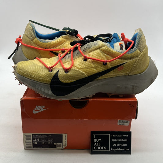 Size 11.5 - Nike Vapor Street x Off-White Low Tour Yellow W (CD8178-700)
