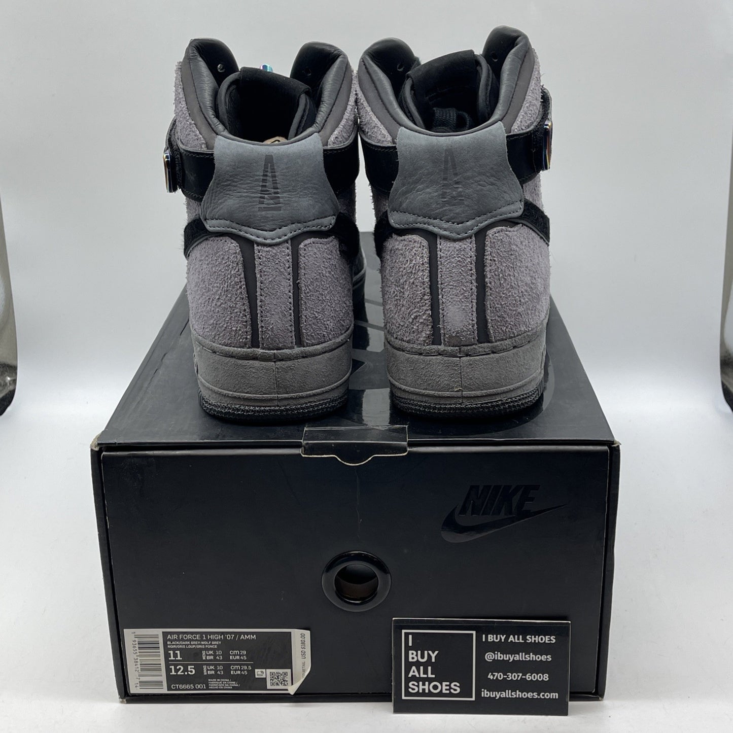 Size 11 - Nike A Ma Maniére x Air Force 1 High Hand Wash Cold (CT6665-001)