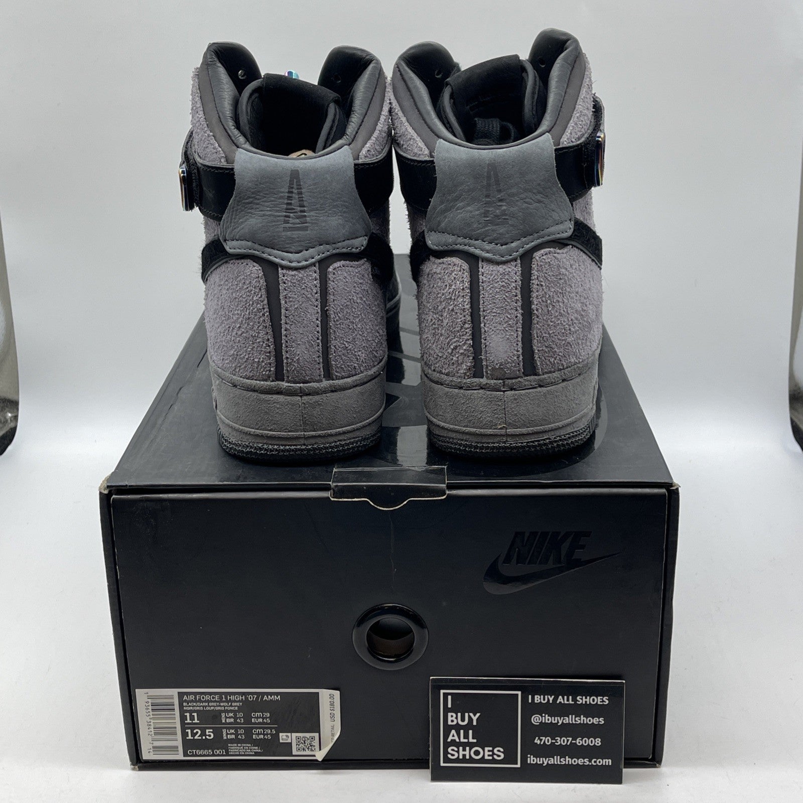 Size 11 - Nike A Ma Maniére x Air Force 1 High Hand Wash Cold (CT6665-001)