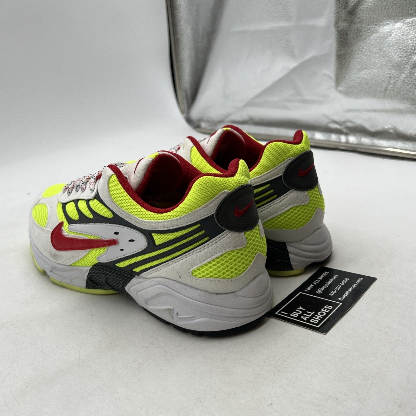 Size 12 - Nike Air Ghost Racer Retro Neon Yellow (AT5410-100)