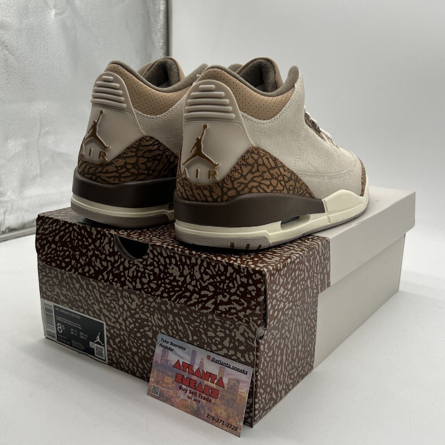 Size 8.5 - Air Jordan 3 Retro Low Palomino (CT8532-102)