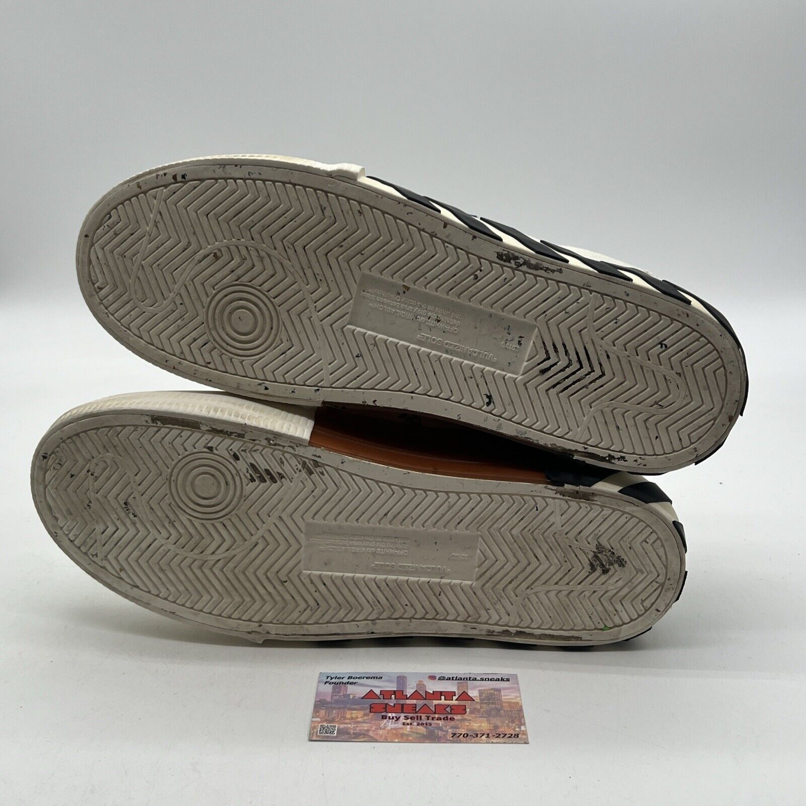 Size 11 - Off-White Vulc White Navy White Black Grey (OMlA085C99FAB001-0146)
