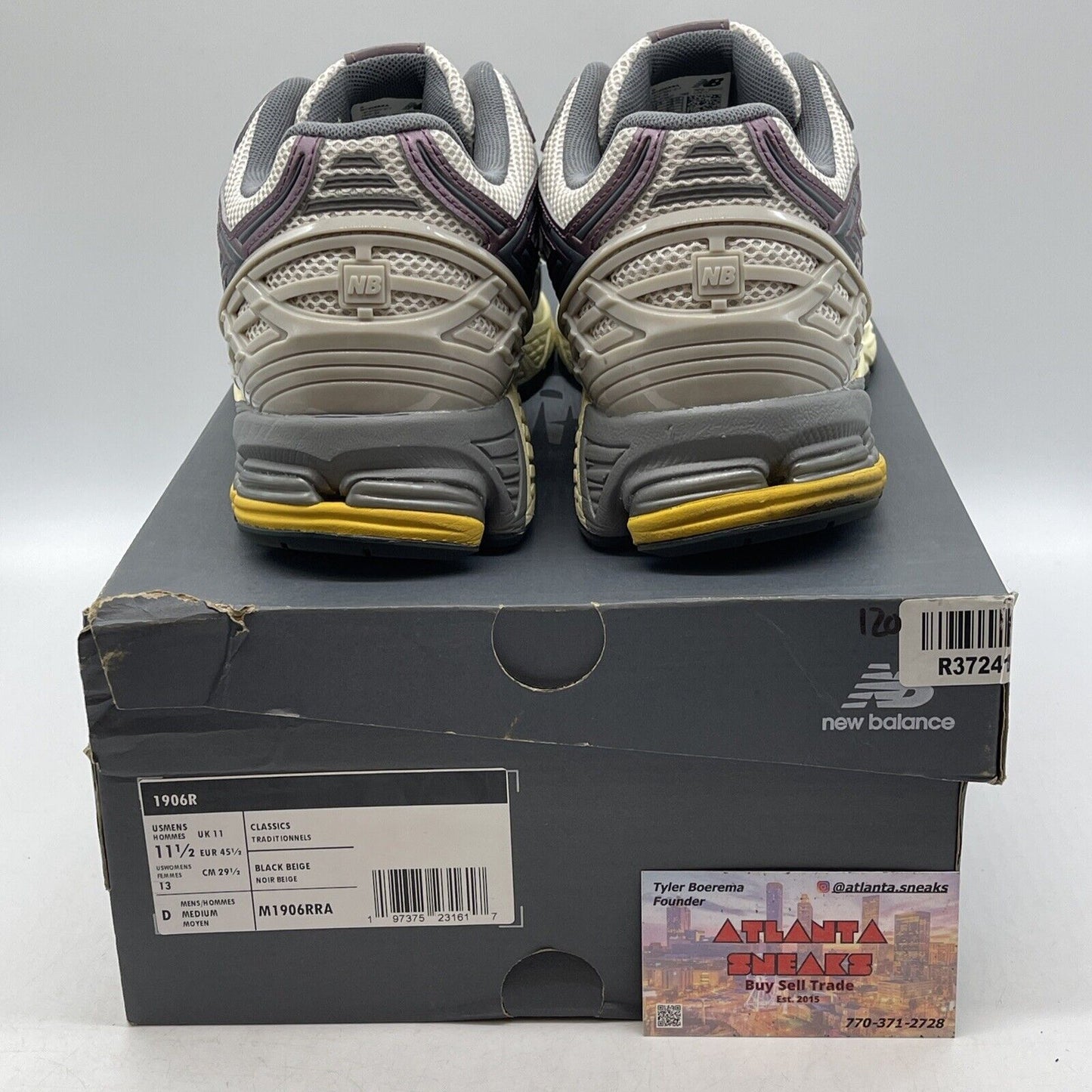Size 11.5 - New Balance 1906R Licorice Purple Grey White Suede (M1906RRA)