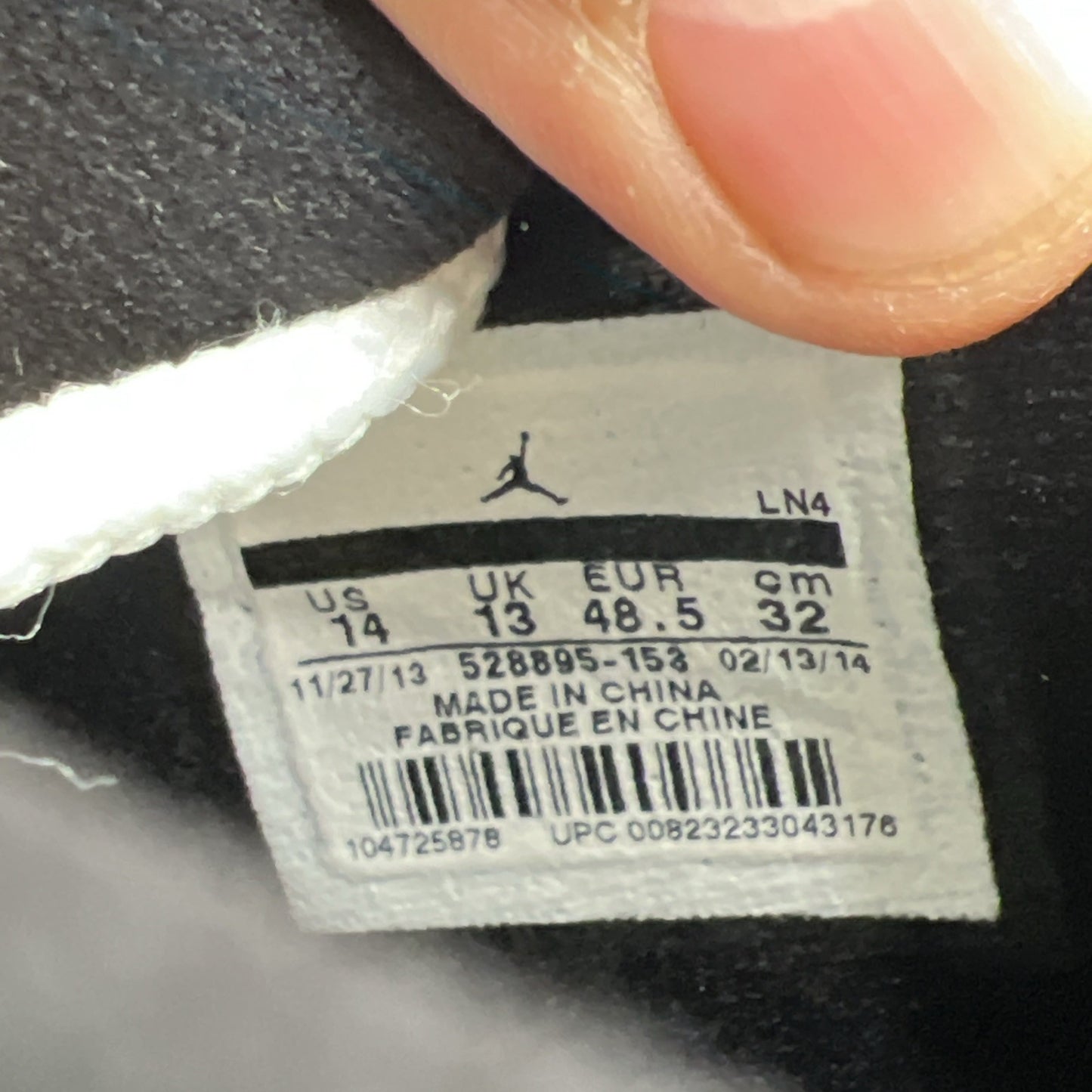 Size 14 - Air Jordan 11 Retro Low Concord (528895-153)