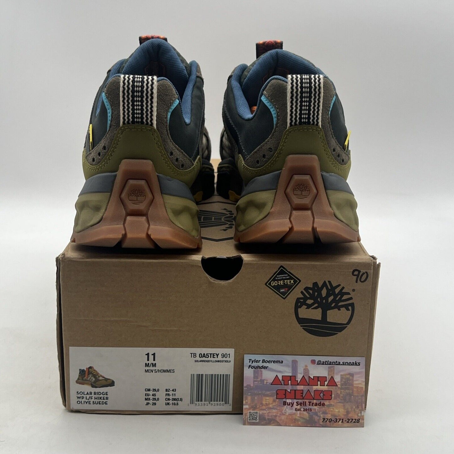Size 11 - Timberland x BeeLine X Goretex Solar Ridge GTX Olive Green