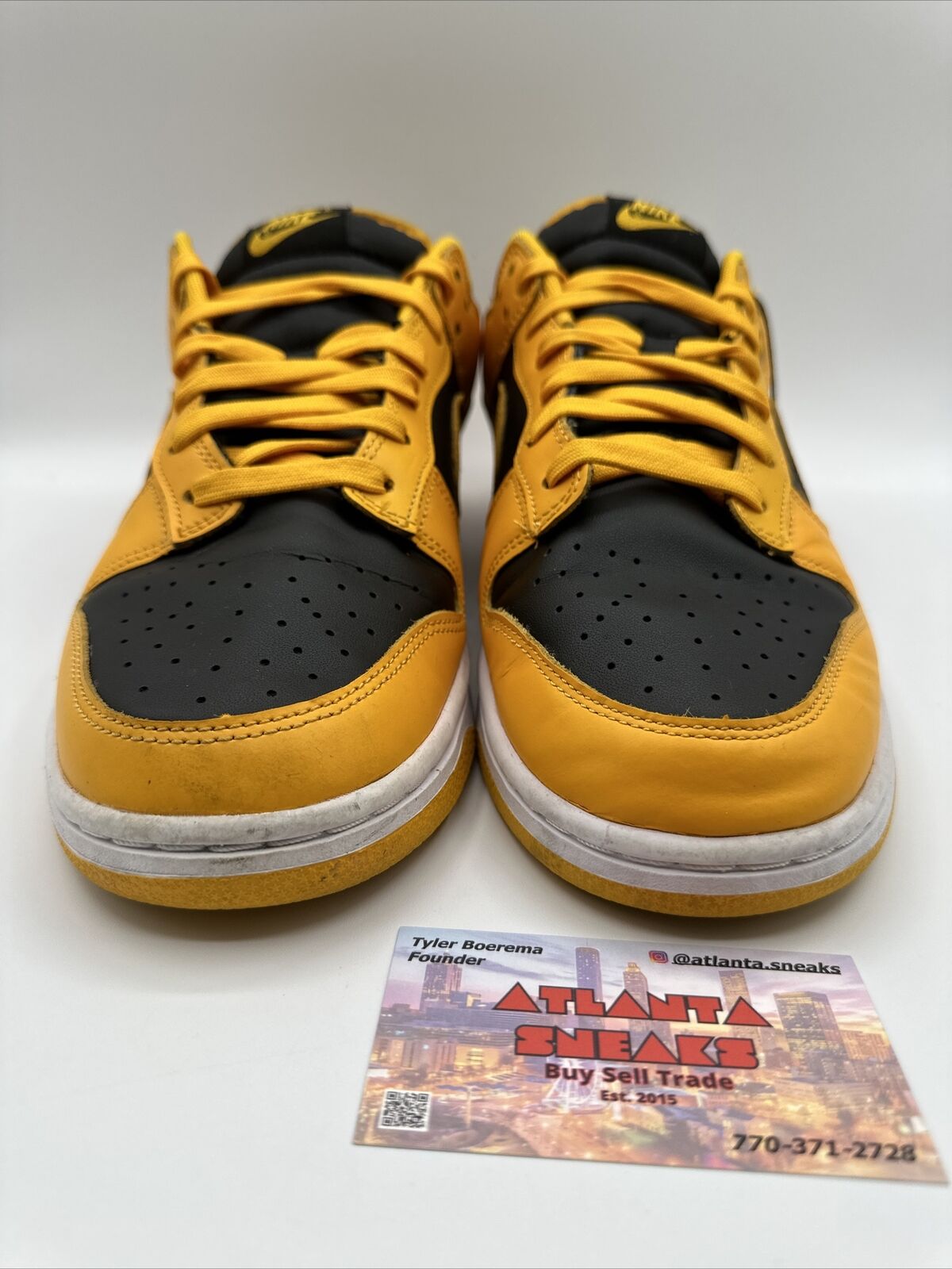 Size 12 -  Nike Dunk Low Championship Goldenrod 2021