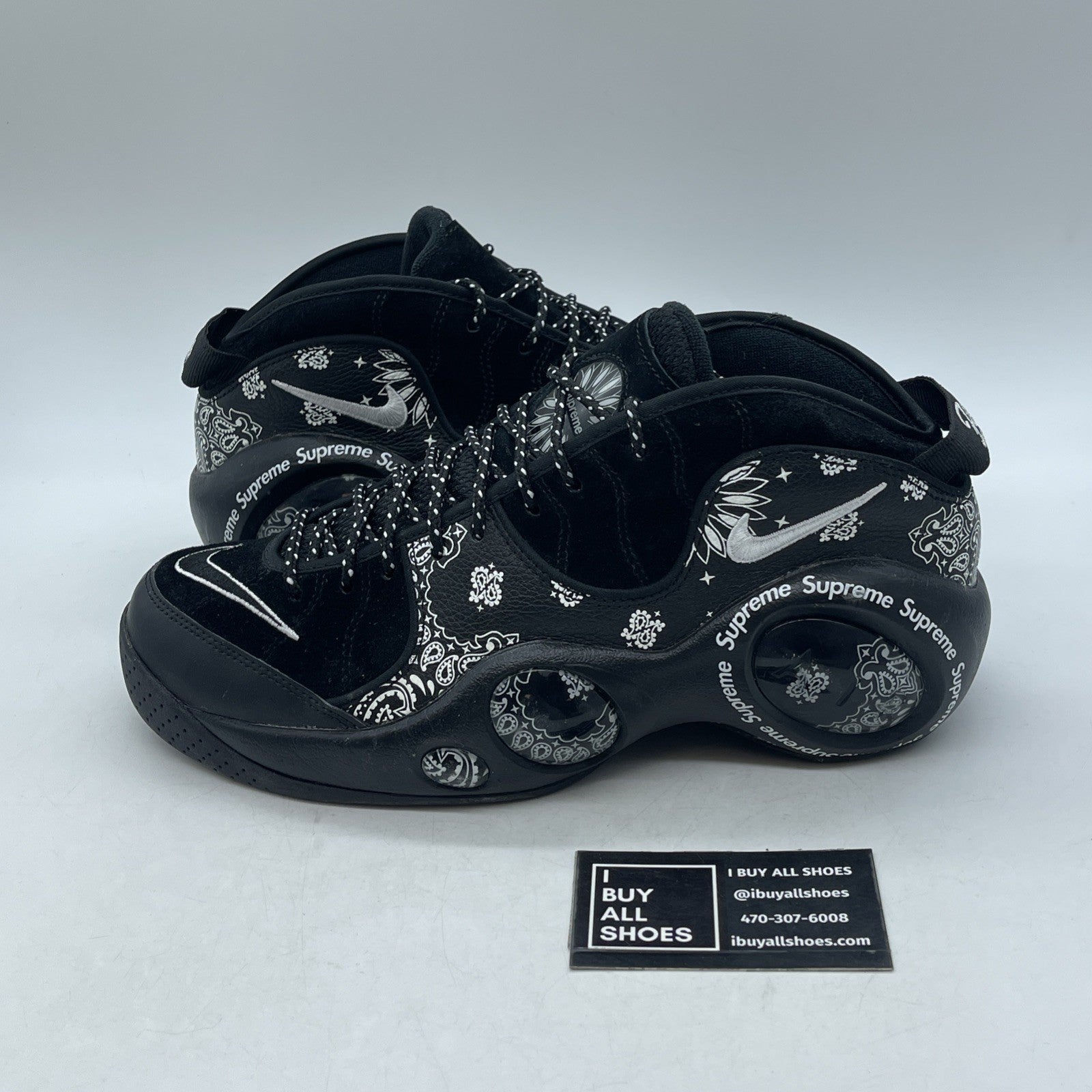 Size 9.5 - Nike Supreme x Air Zoom Flight 95 SP Black (DJ8604-001)