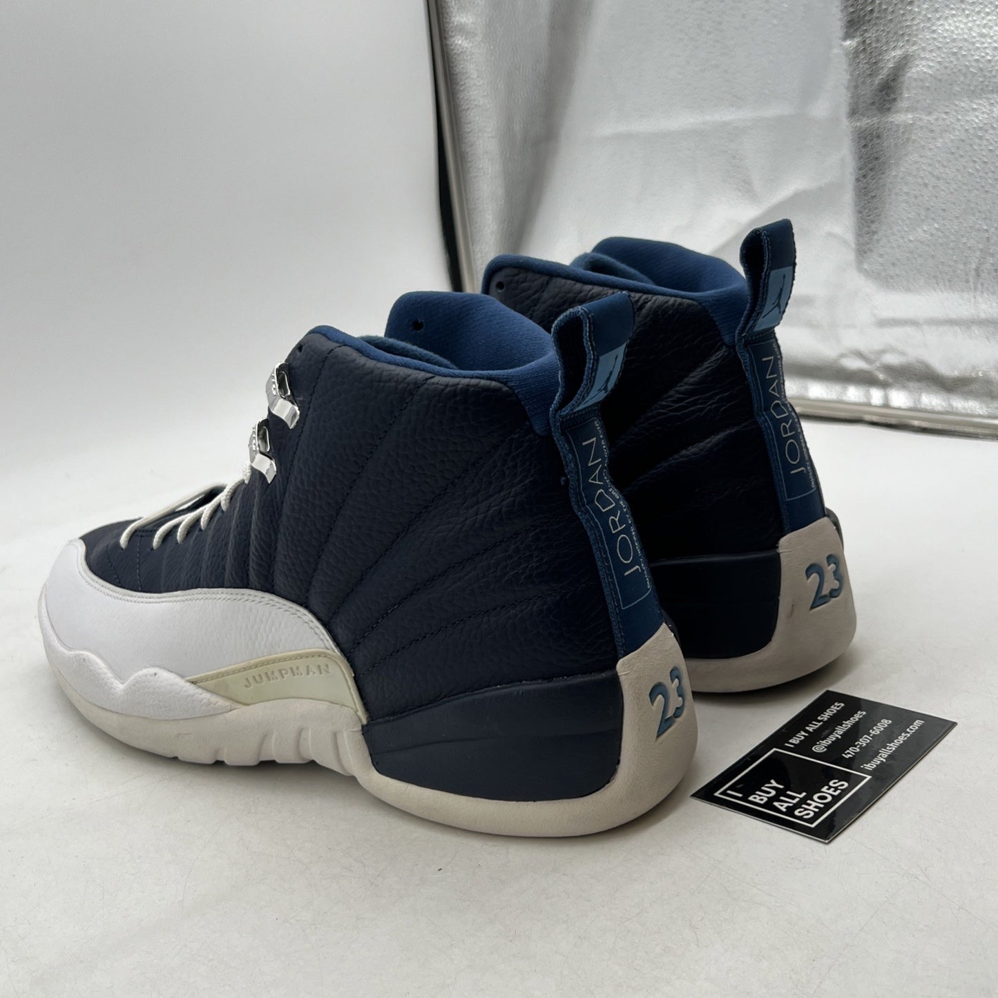 Size 13.5 - Air Jordan 12 Retro 2012 Obsidian (130690-410)