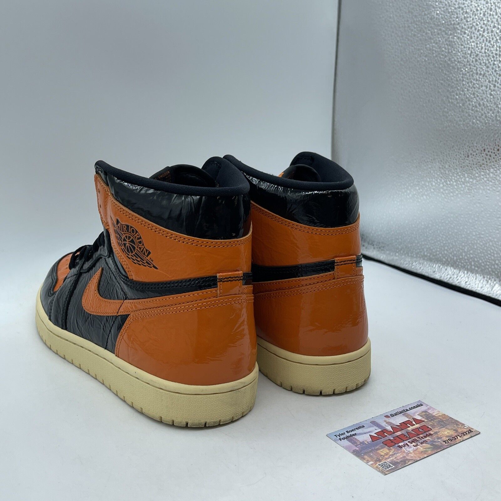 Size 10.5 - Jordan 1 Retro OG High Shattered Backboard 3.0 Leather (555088-028)