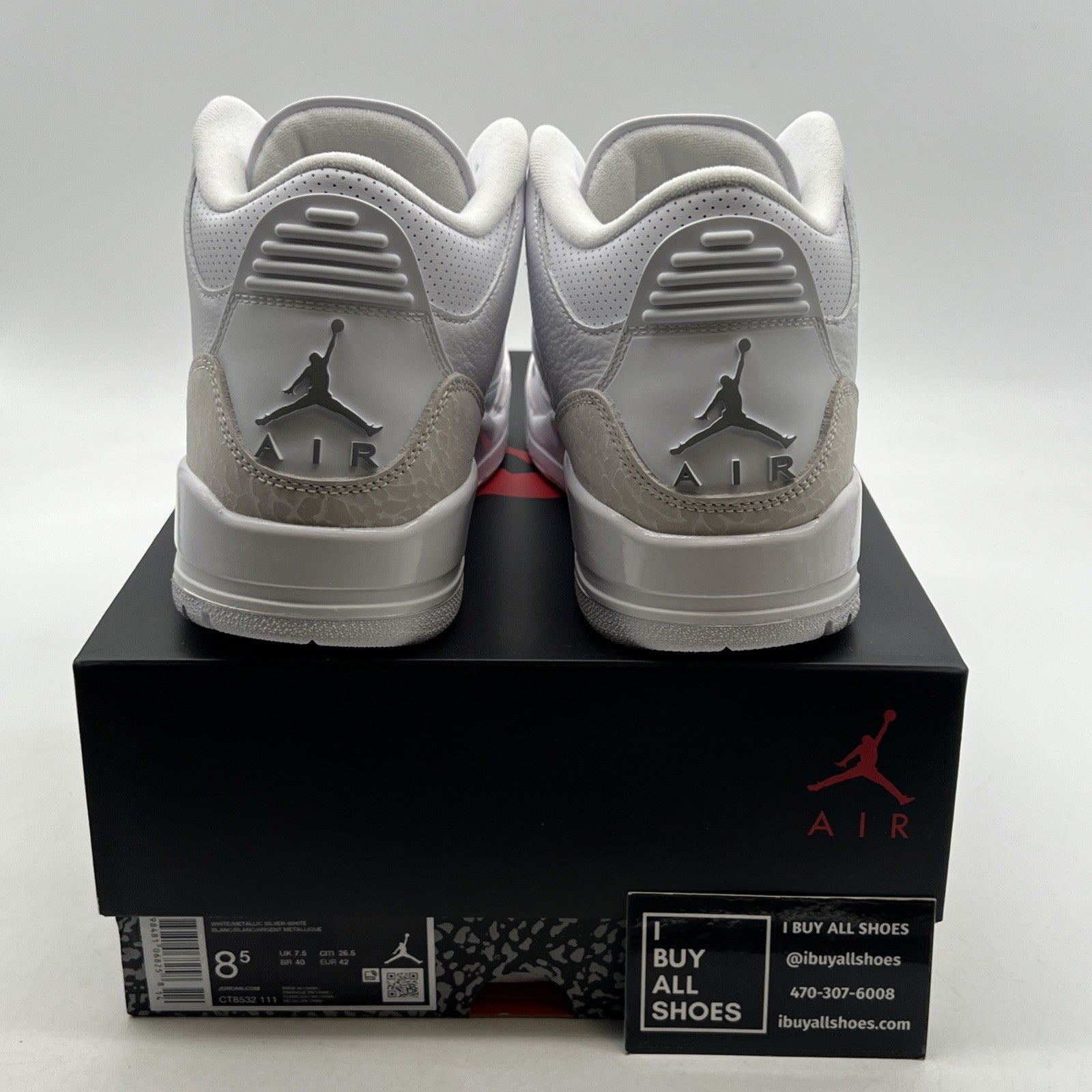 Size 8.5 - Air Jordan 3 Retro 2025 Pure Money (CT8532-111)
