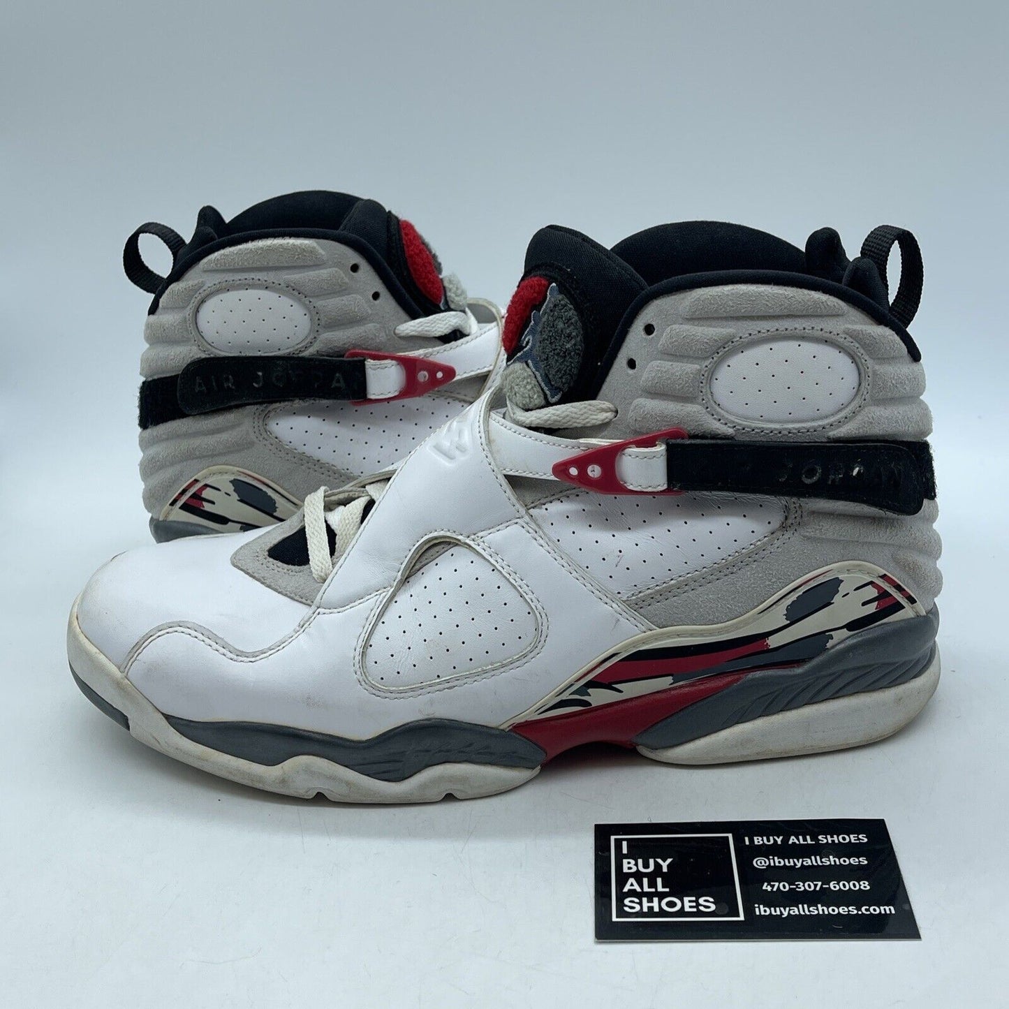 Size 11 - Air Jordan 8 Retro 2013 Bugs Bunny Grey Suede Leather (305381-103)