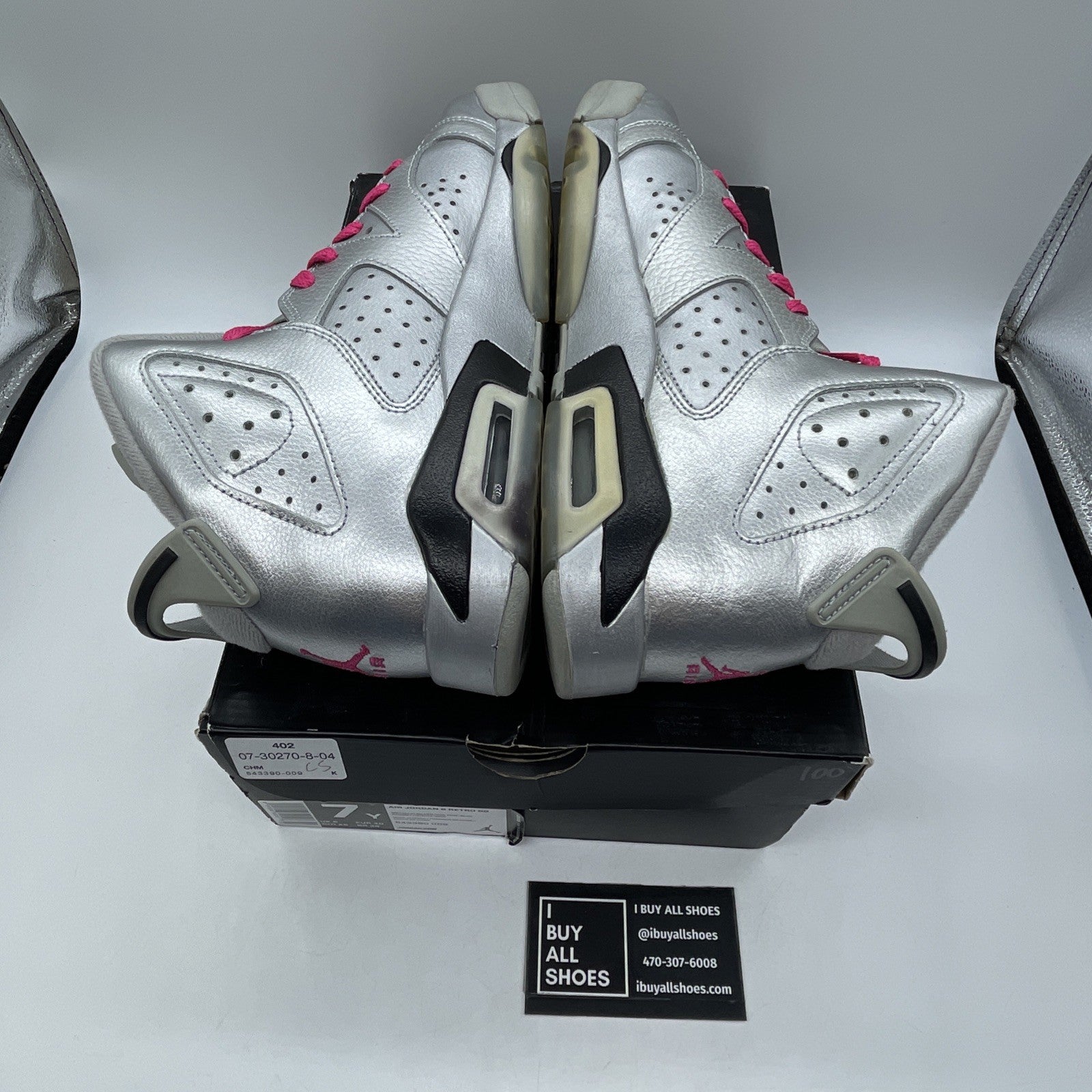 Size 7Y (GS) - Air Jordan 6 Retro Mid Valentines Day (543390-009)