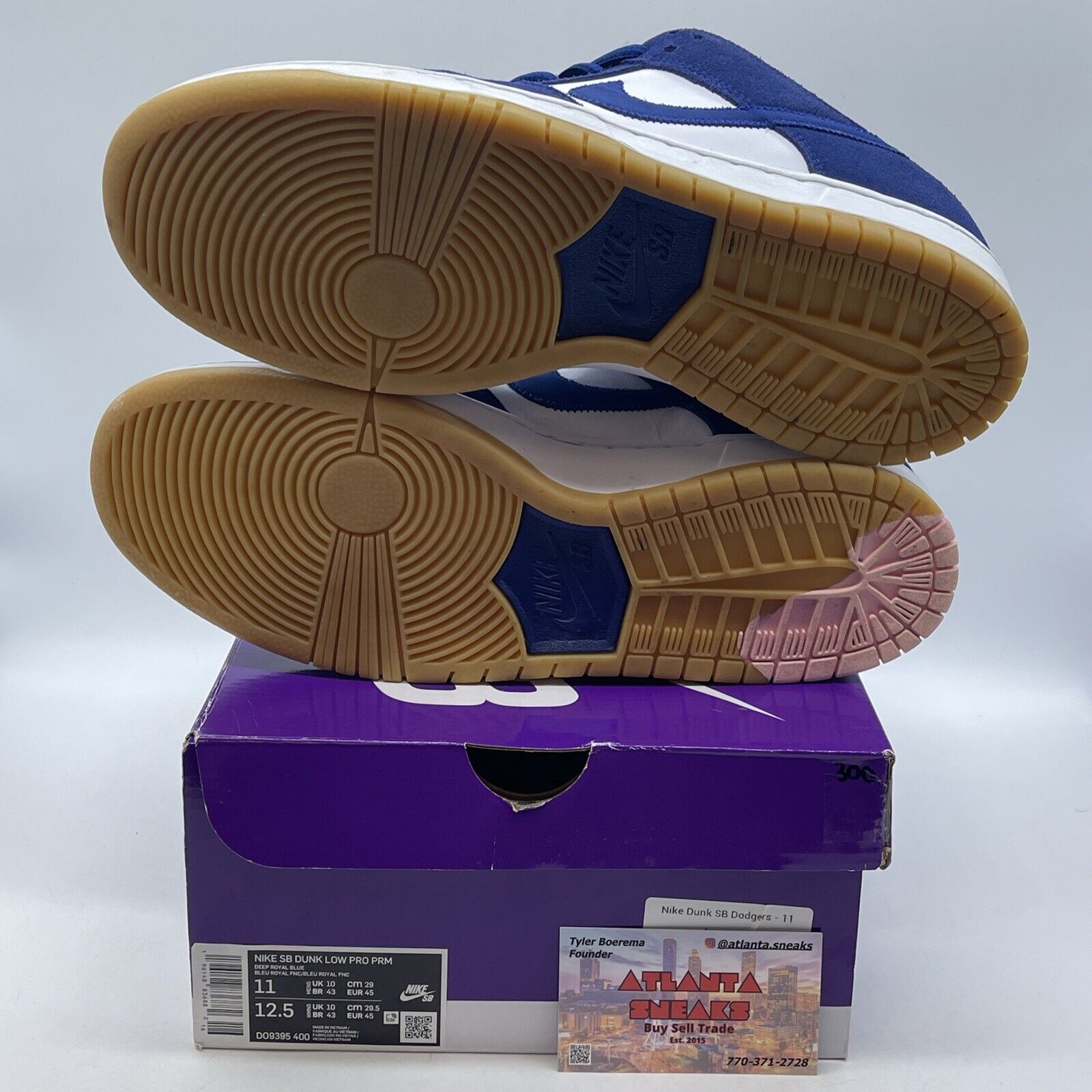 Size 11 - Nike SB Dunk Low Los Angeles Dodgers Blue White Red (DO9395-400)