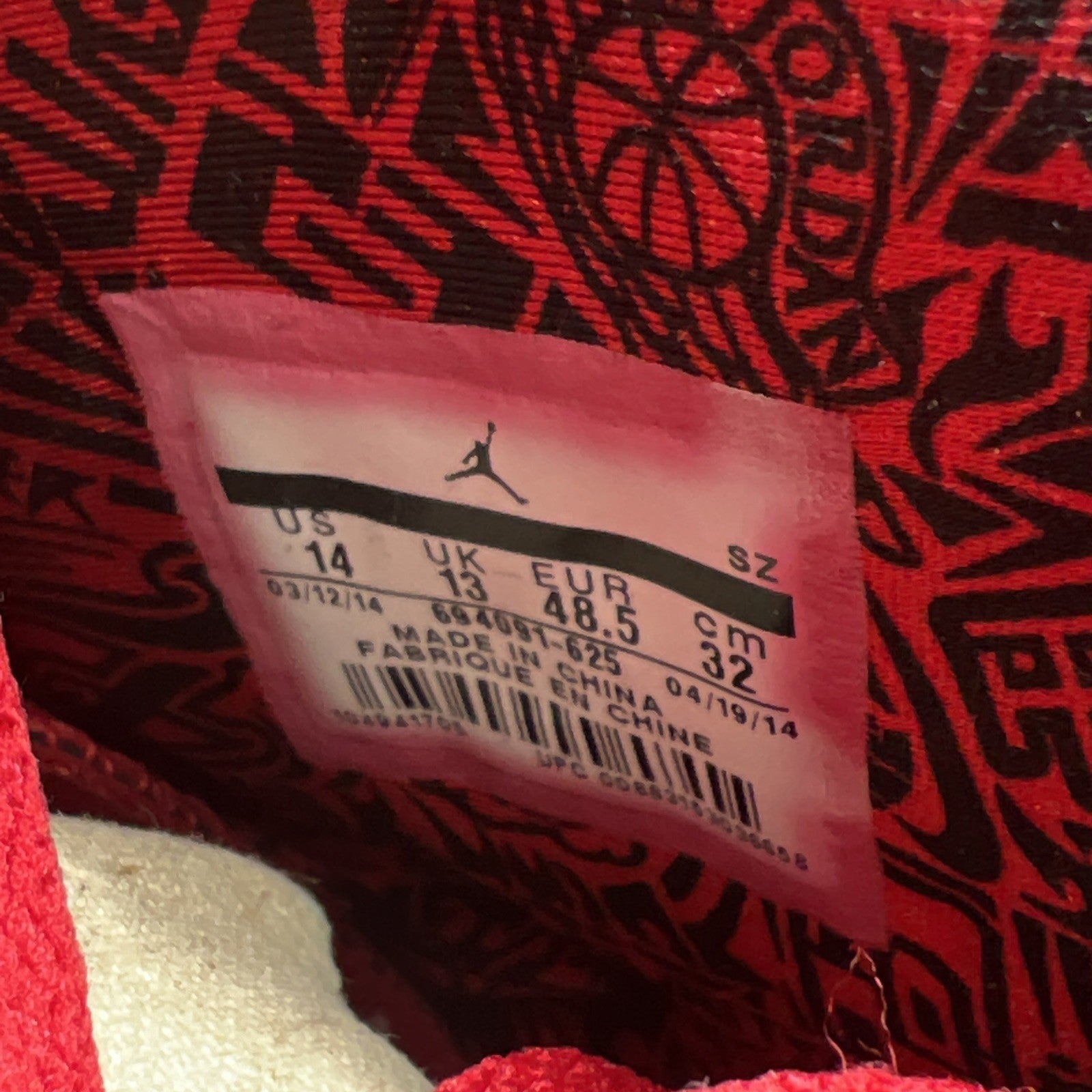 Size 14 - Air Jordan 6 Spizike History of Jordan (694091-625)