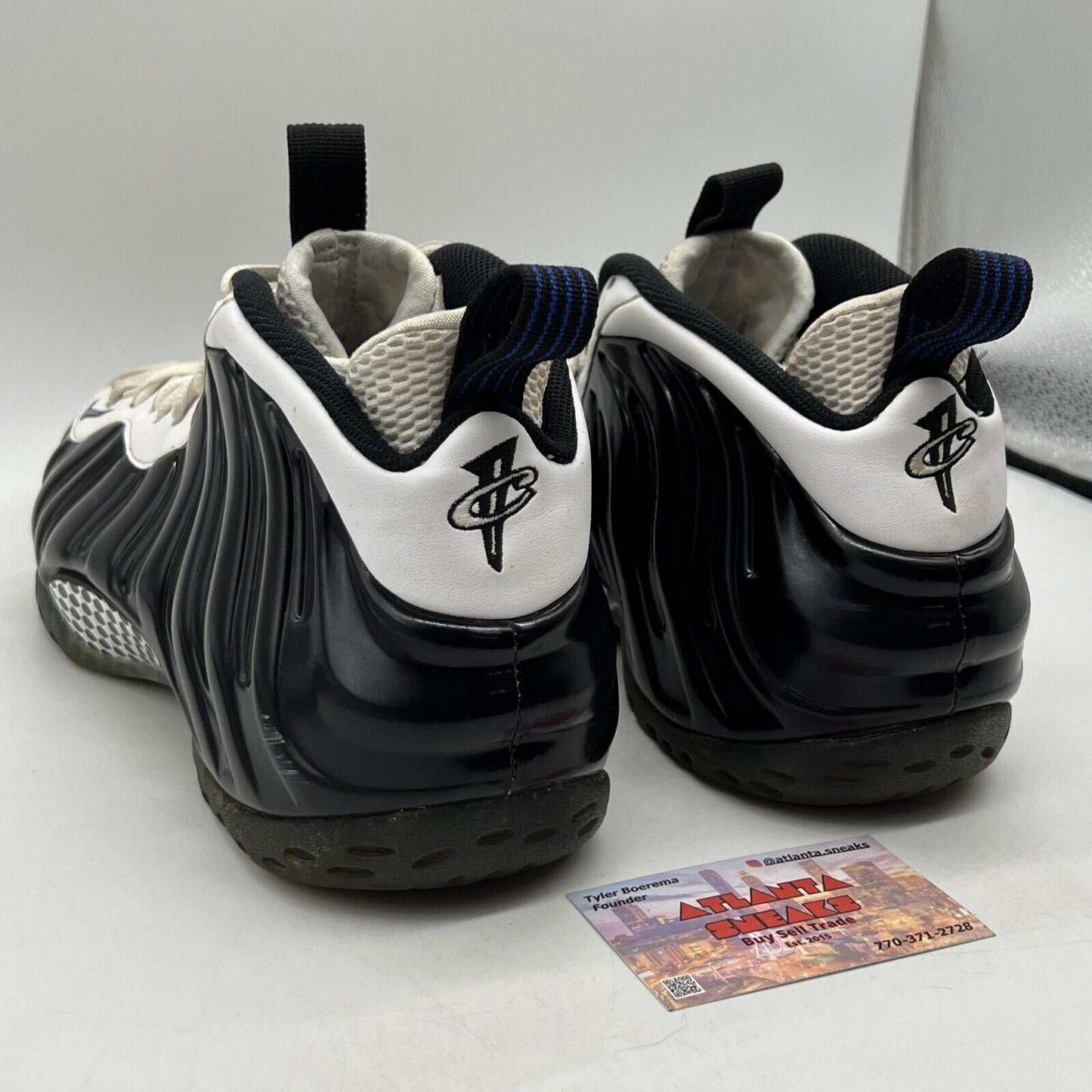 Size 12 - Nike Air Foamposite One Concord Black White (314996-005)