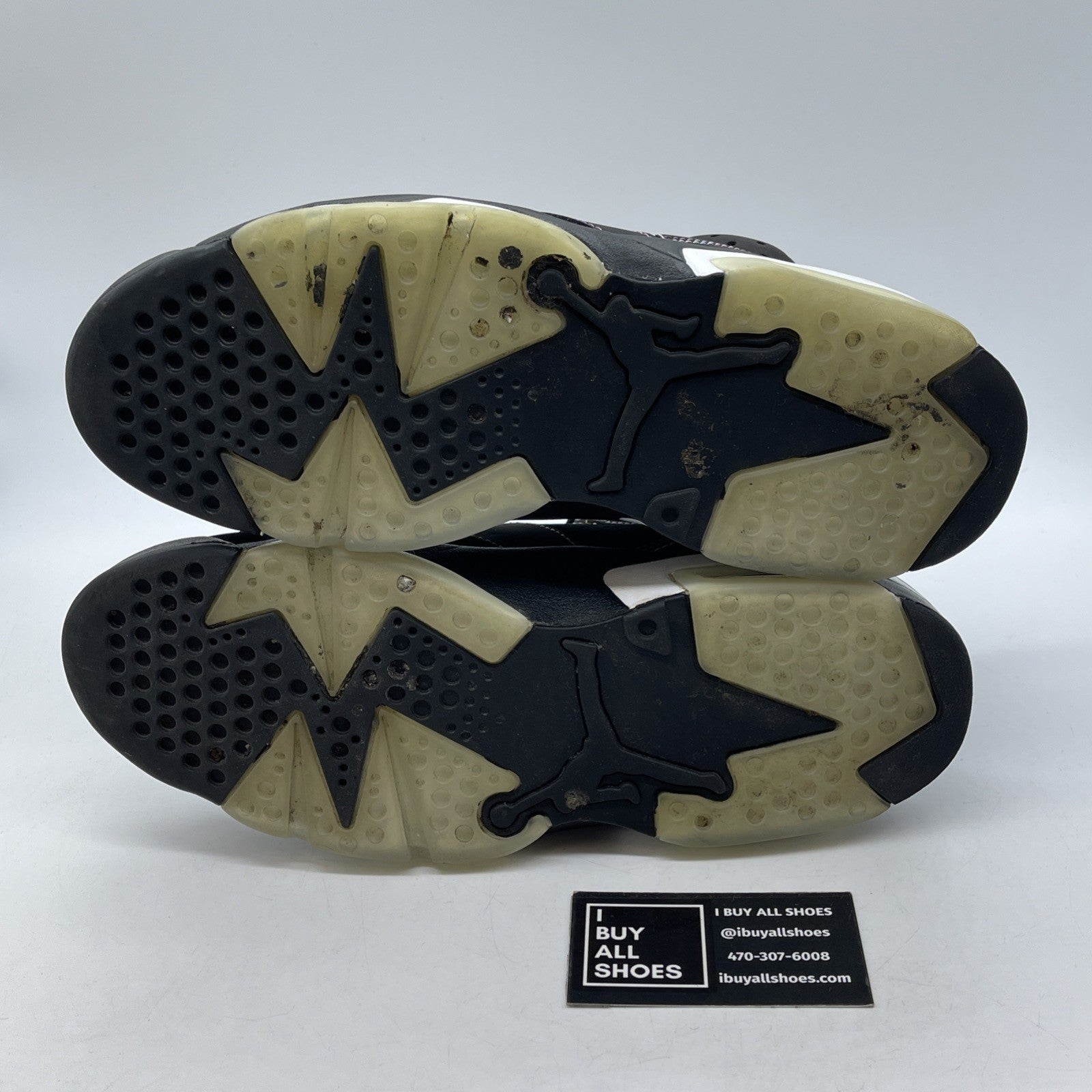 Size 9 - Air Jordan 6 Retro Lakers Black Purple Grey Suede (384664-002)