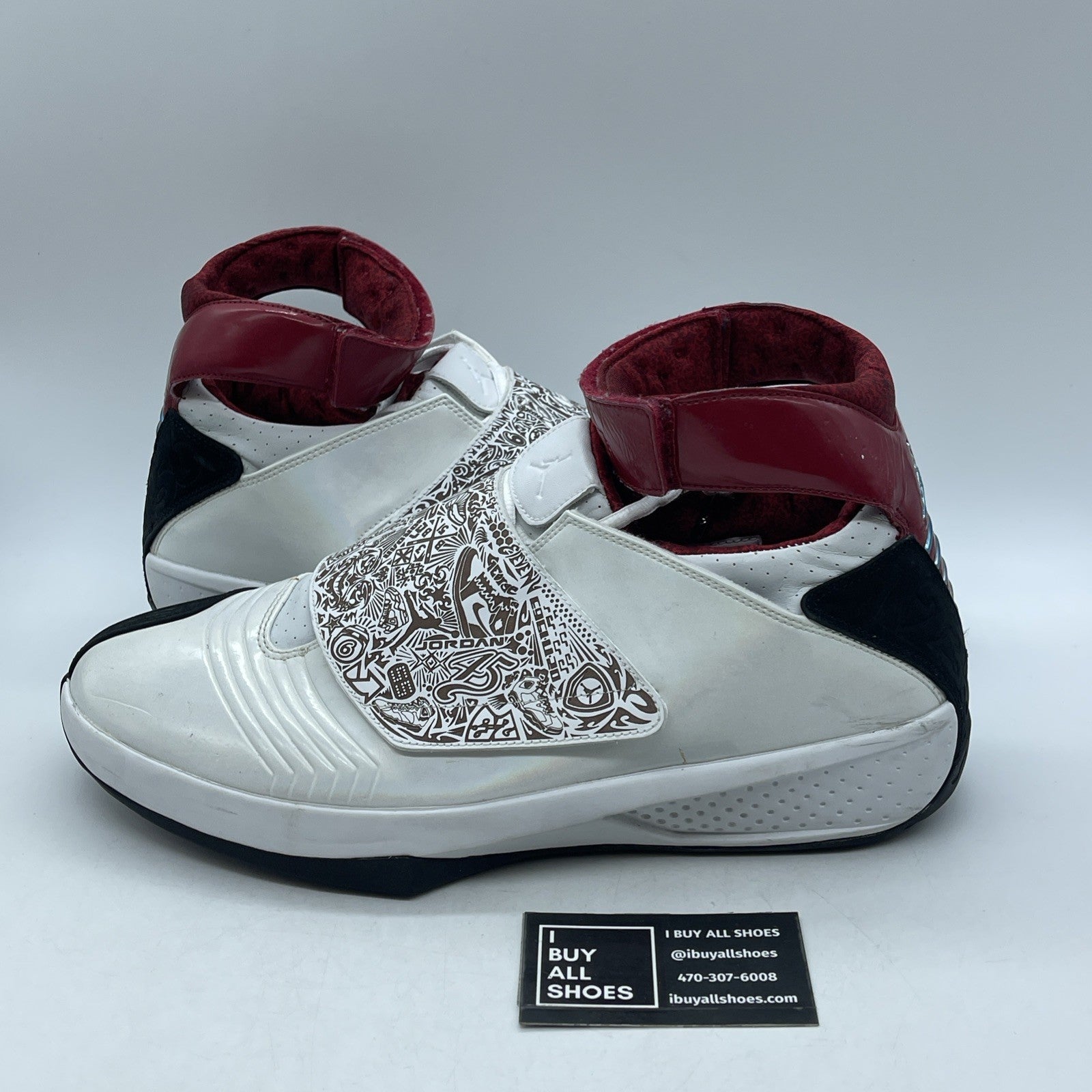Size 14 - Air Jordan 20 OG White Varsity Red (310455-161)