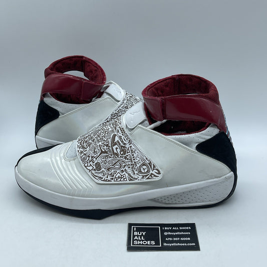 Size 14 - Air Jordan 20 OG White Varsity Red (310455-161)
