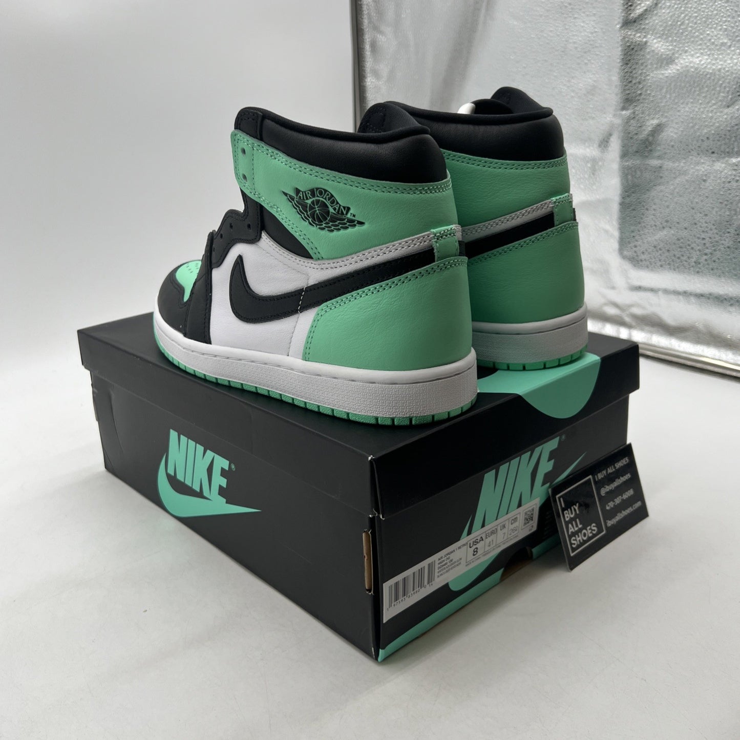 Size 8 - Air Jordan 1 Retro OG High Green Glow (DZ5485-130)