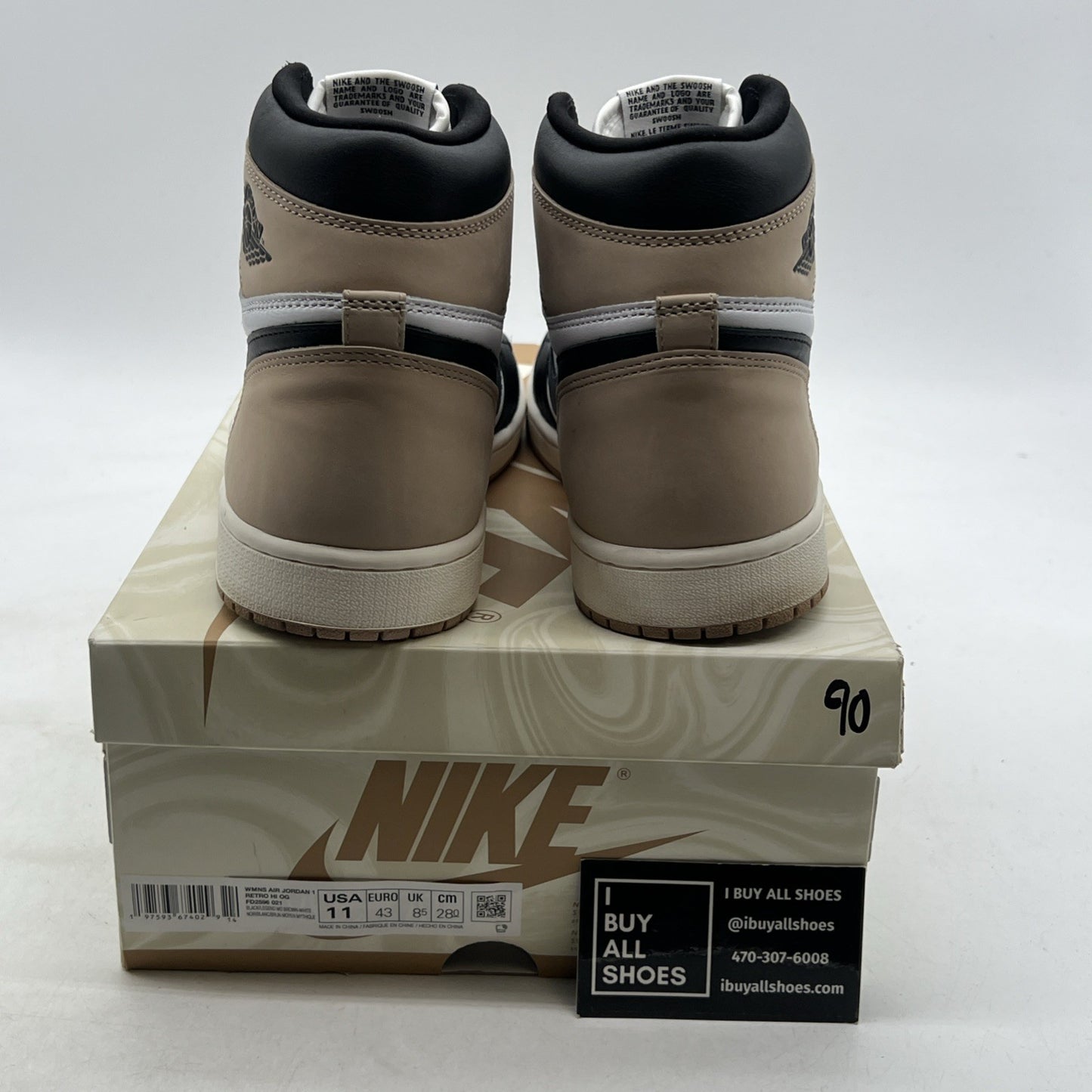 Size 11 - Air Jordan 1 Retro OG High Latte W (FD2596-021)