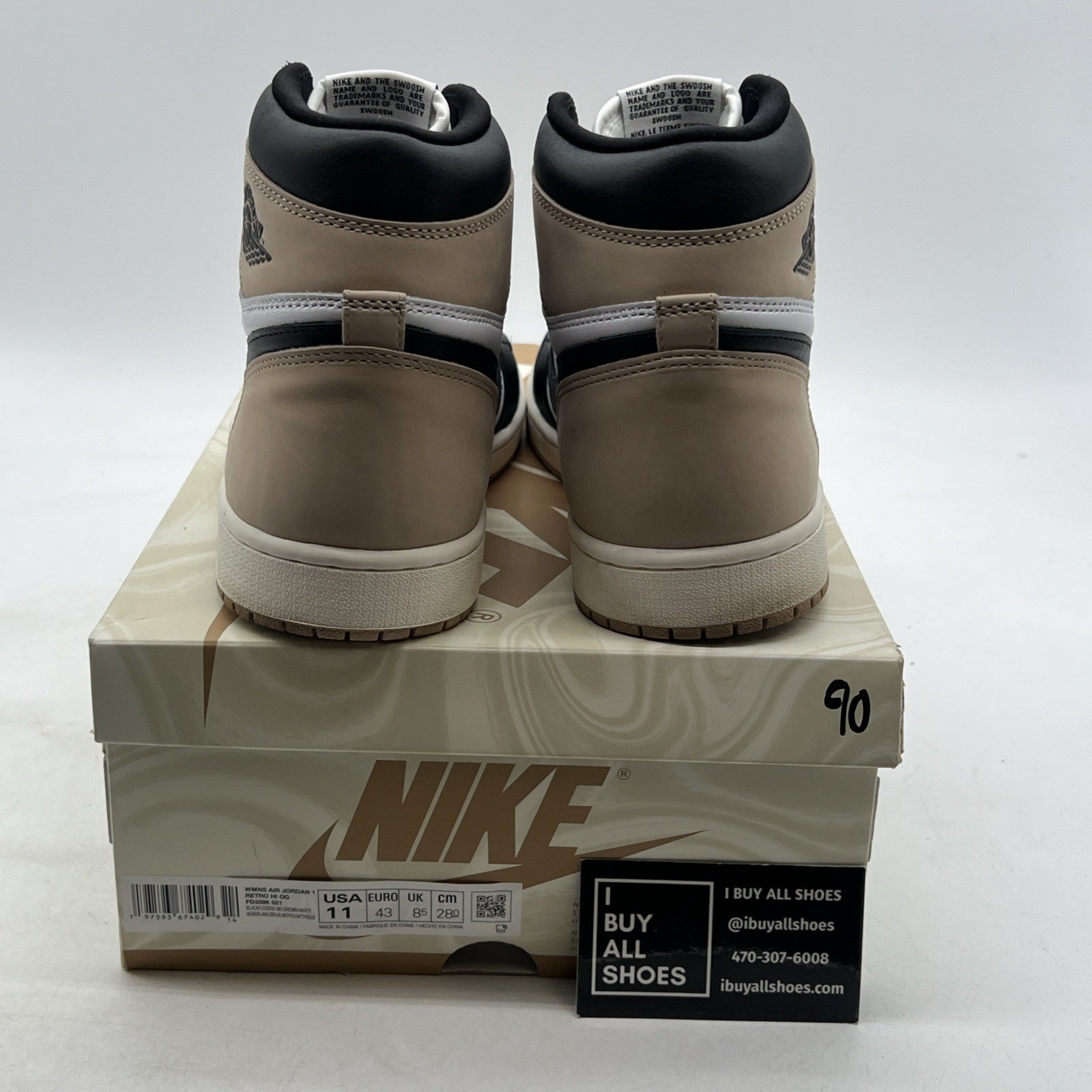 Size 11 - Air Jordan 1 Retro OG High Latte W (FD2596-021)